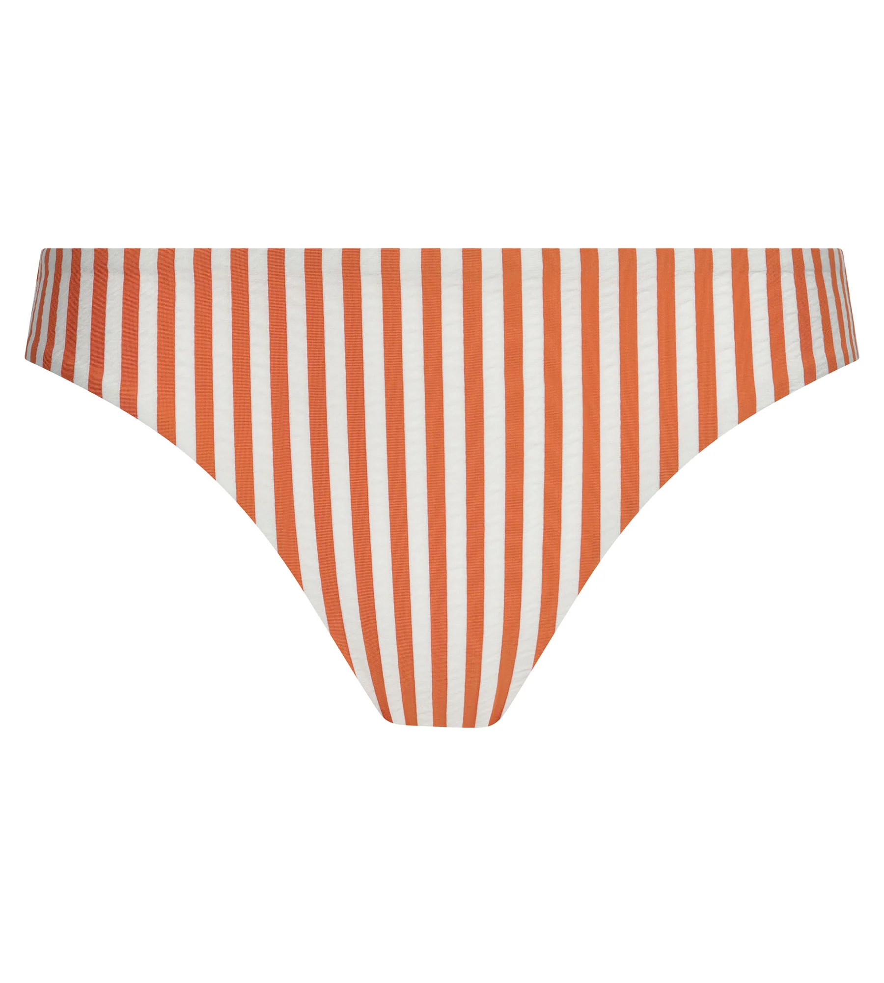 Bas de maillot de bain boxer femme Orange rayé Dim Swimwear - Image 5