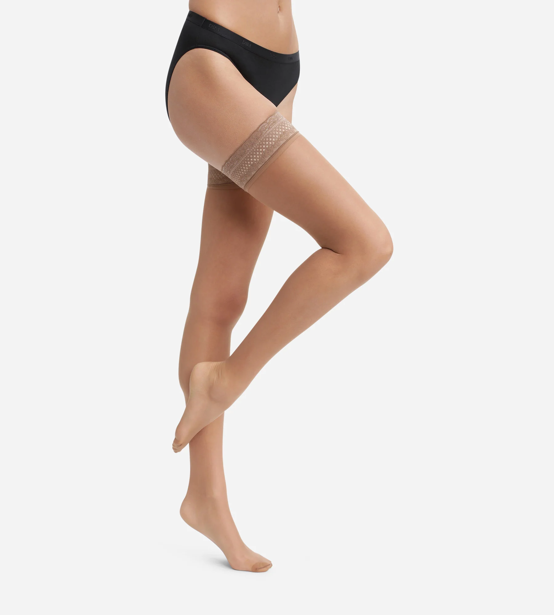 Bas femme en voile transparent Gazelle Dim Up Beauty