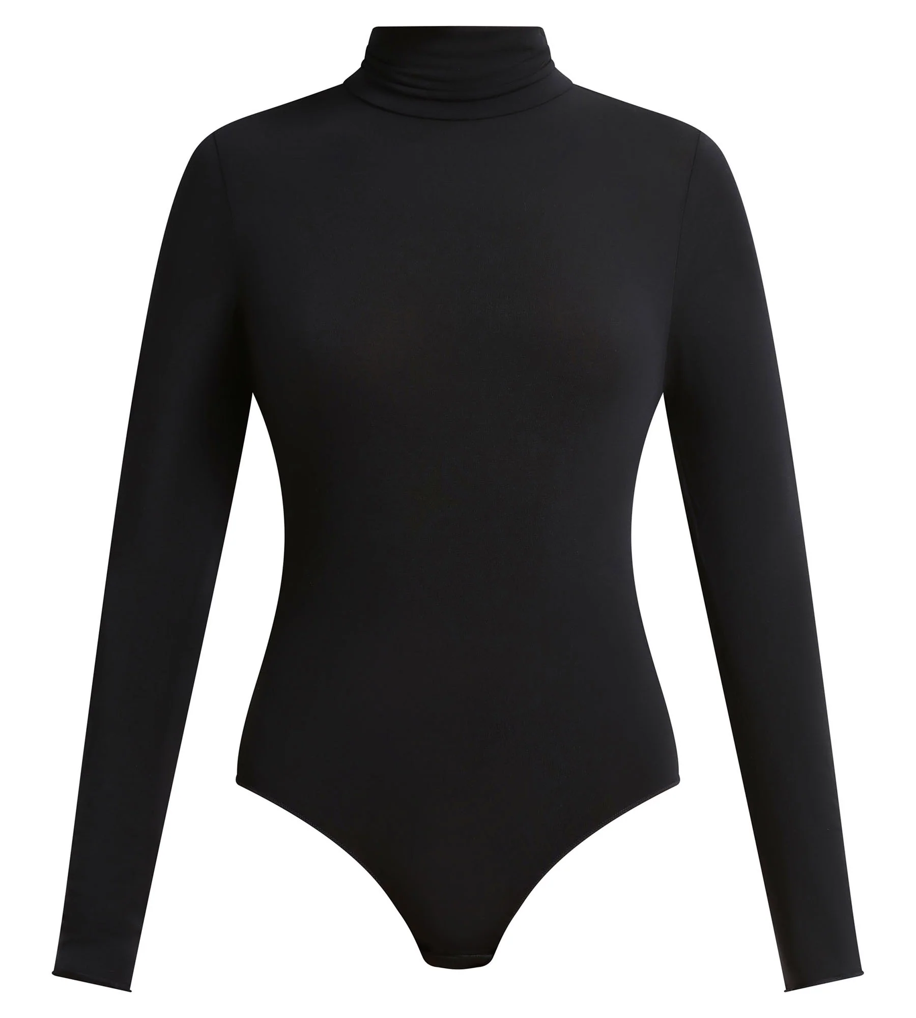 Body femme col roulé modal et cachemire Noir Light & Warm - Image 5