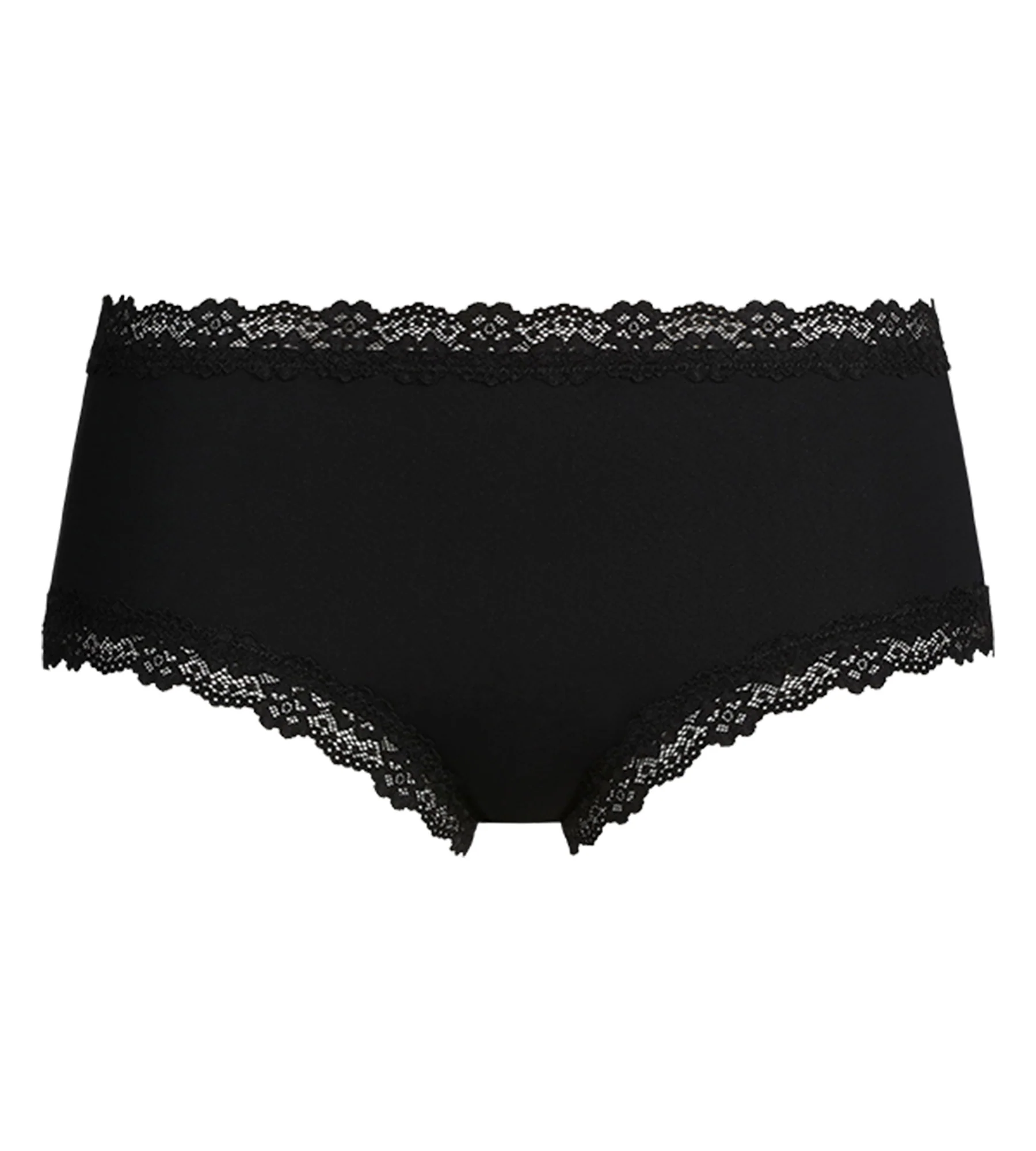 Boxer femme en microfibre et dentelle Noir Dim - Image 5