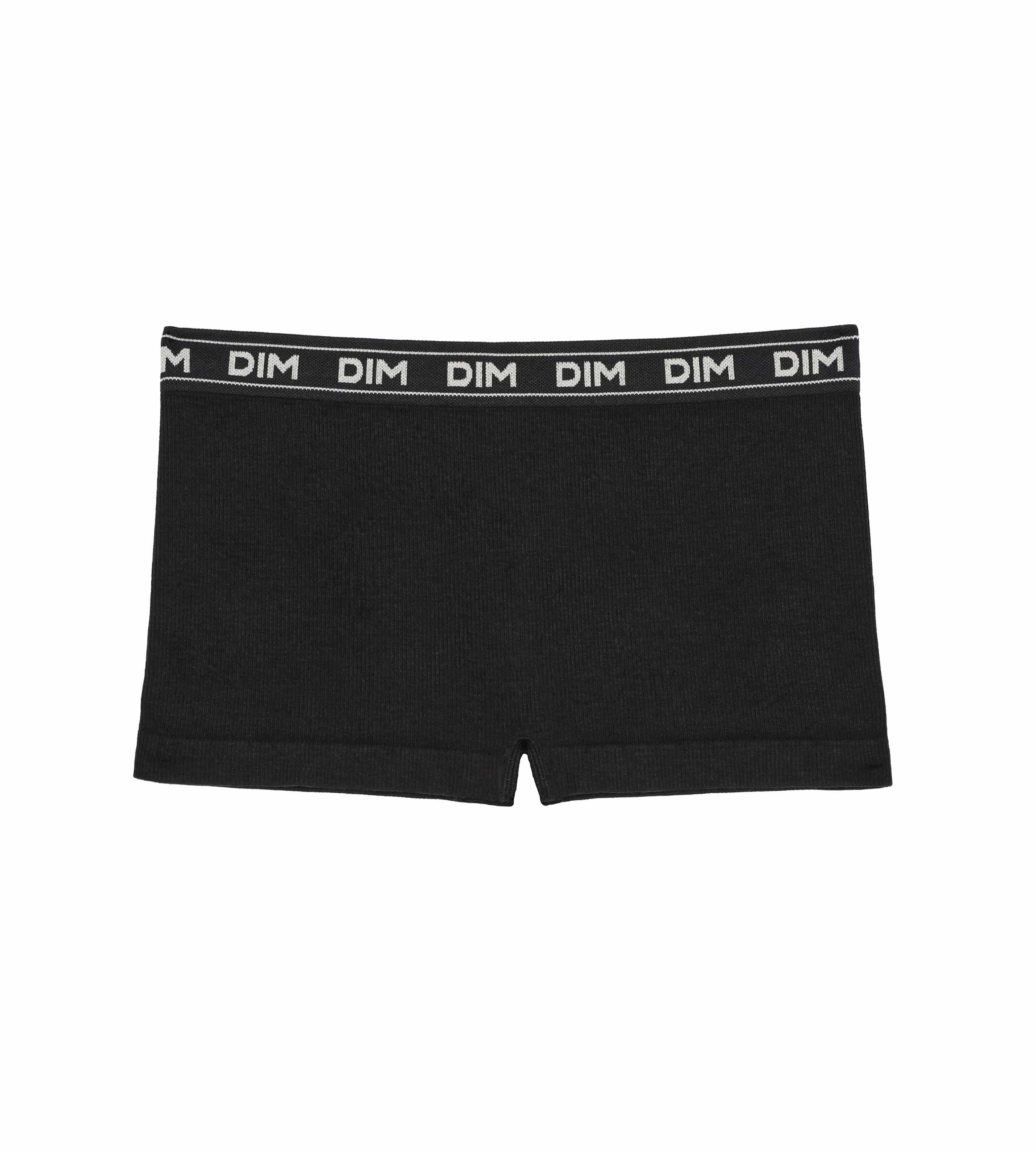 Boxer garçon en coton modal côtelée Noir Dim Icons - Image 2