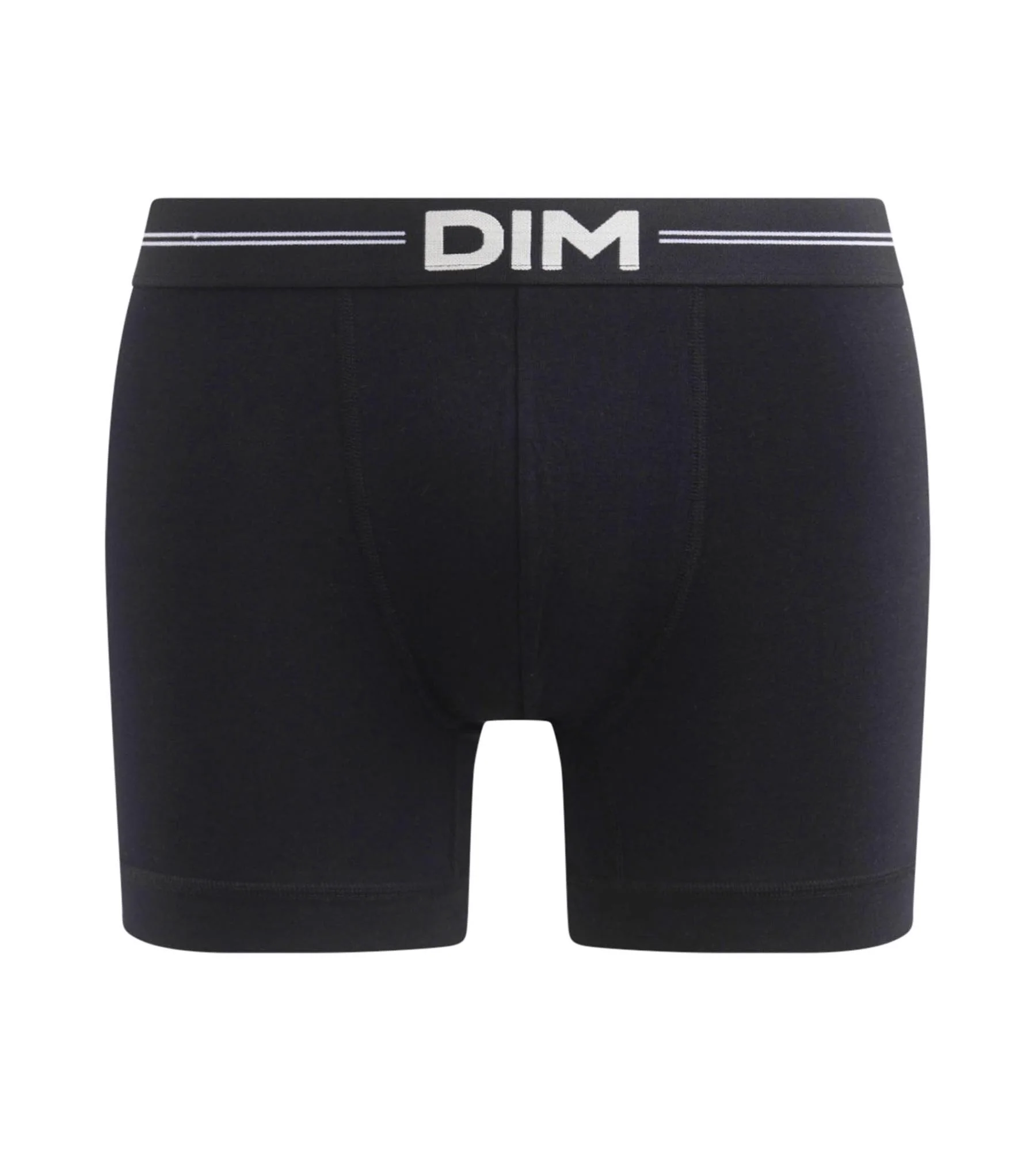 Boxer homme en coton modal à coutures plates Noir Dim Icons Essentiel - Image 3