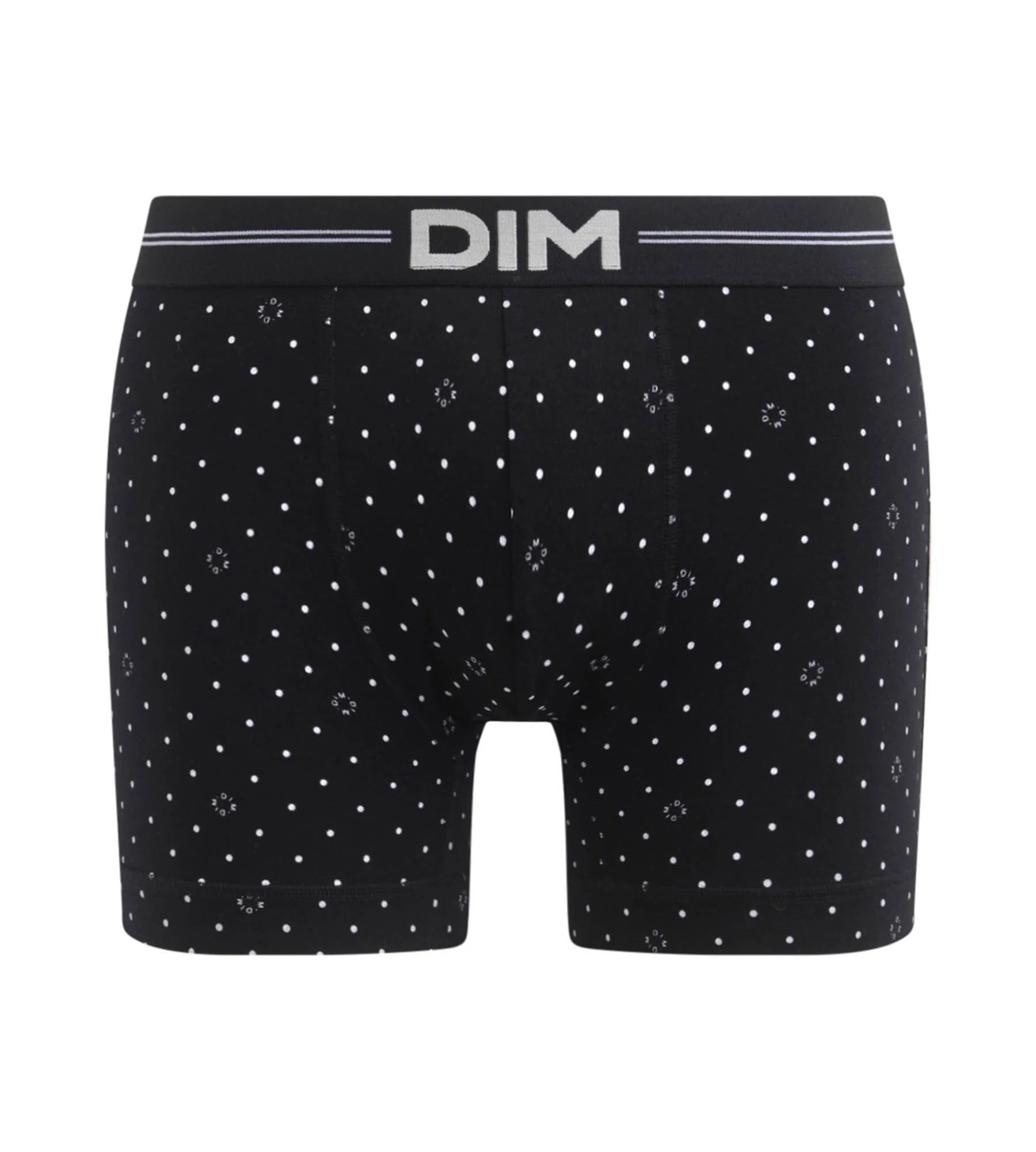 Boxer homme en coton modal à motif logomania Noir Dim Icons Essentiel - Image 3