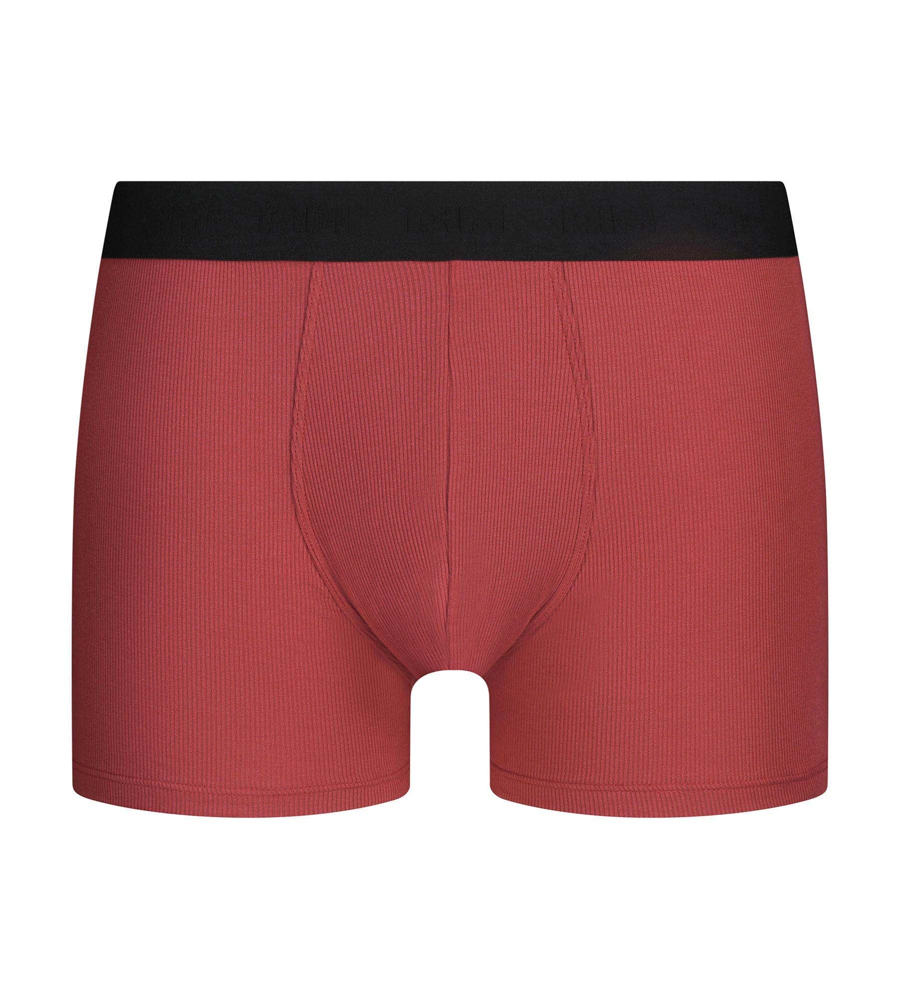 Boxer homme en coton modal côtelé Rouge Dim Élégant - Image 3