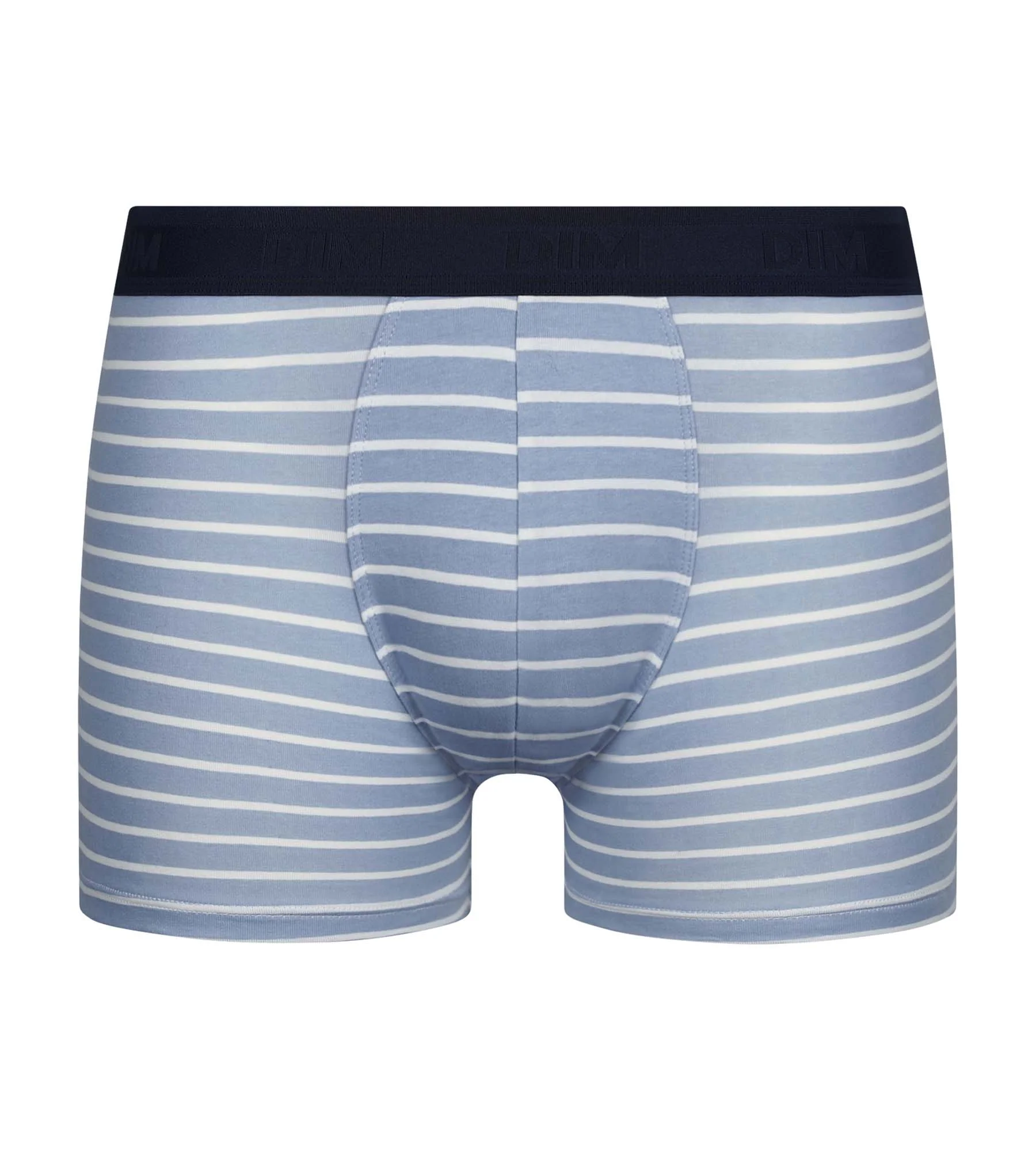 Boxer homme en coton stretch Bleu à rayures Dim Fancy - Image 3