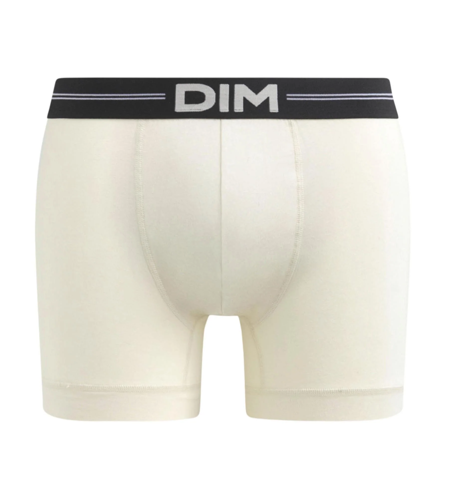 Boxer homme en microfibre à coutures plates Beige Dim Icons Essentiel - Image 3