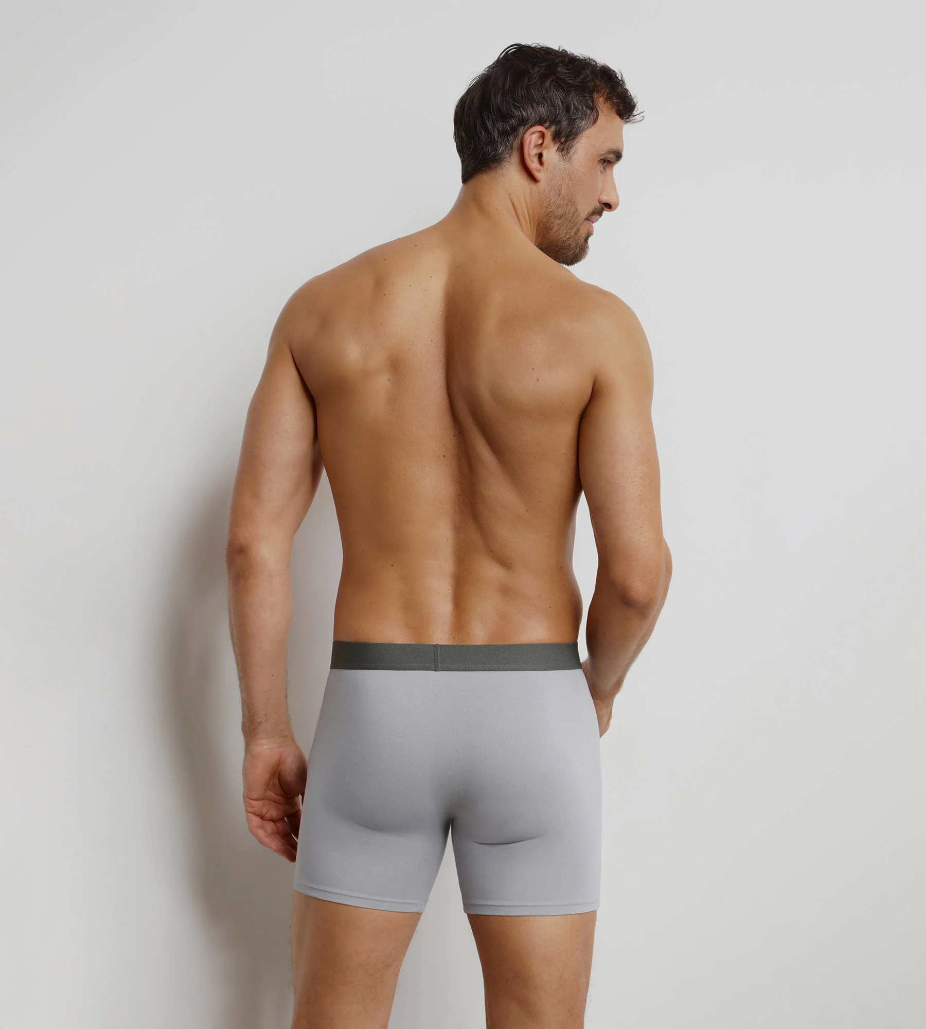 Boxer homme long en coton Acier Dim Trendy - Image 2