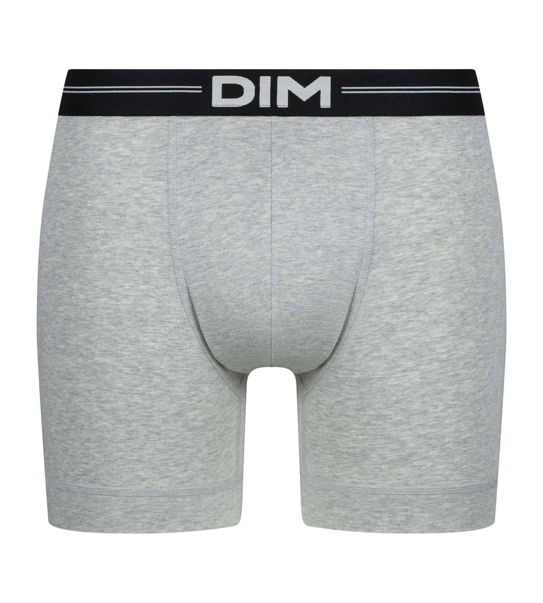 Boxer long homme Gris Chiné Dim Icons - Image 3