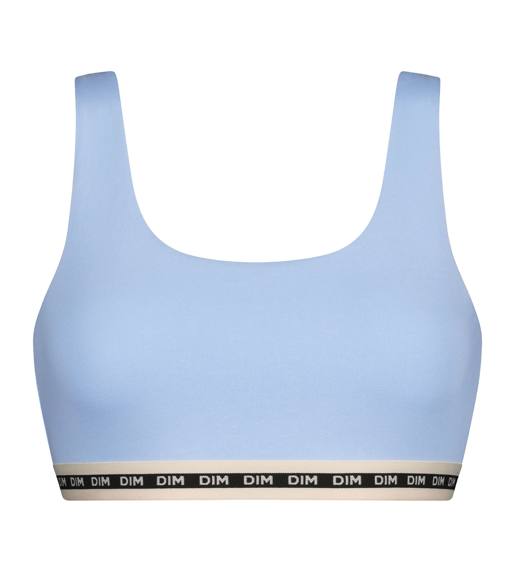 Brassière femme en coton modal Bleu Azur Dim Icons Essentiel - Image 5