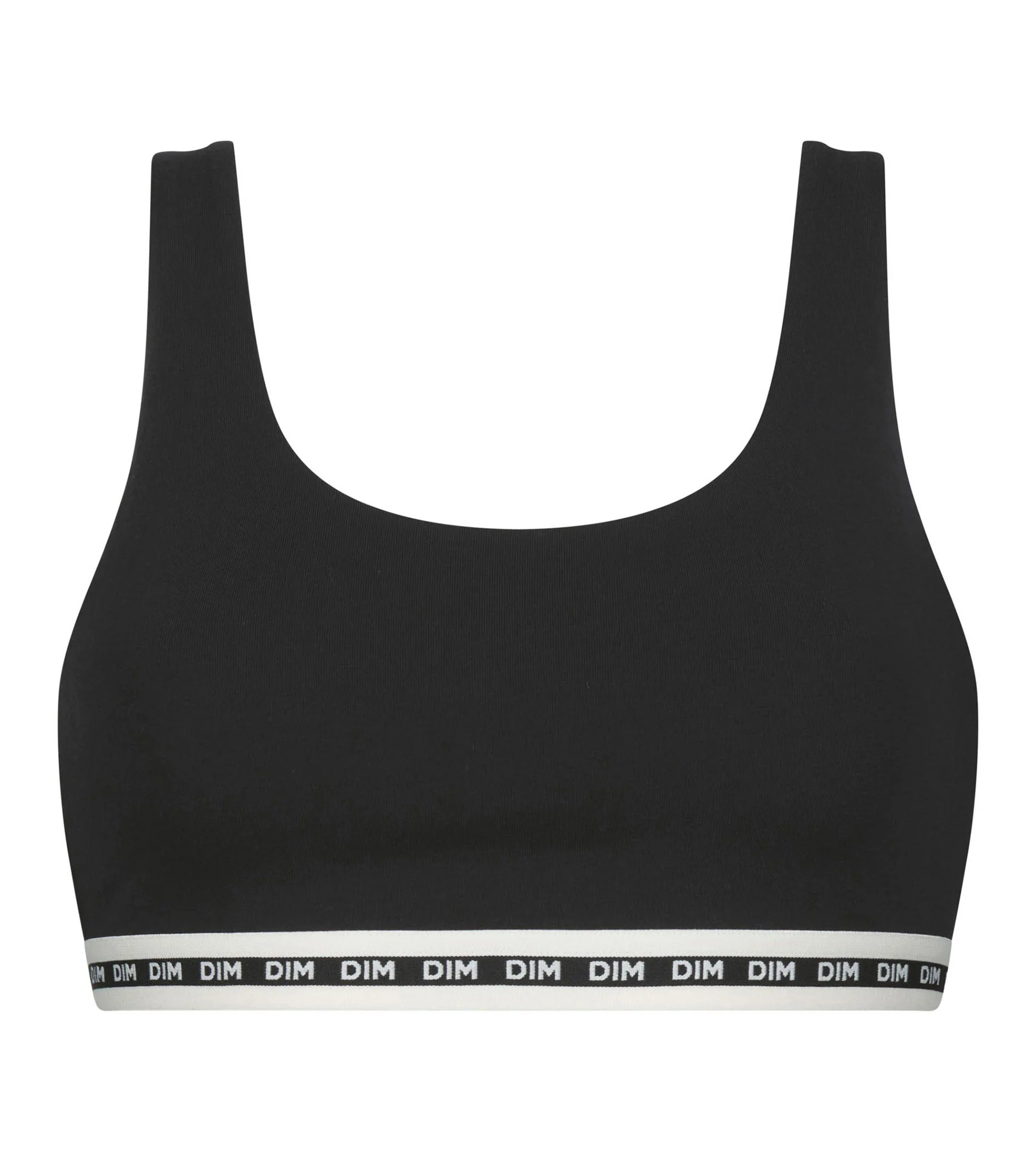 Brassière femme en coton modal Noire Dim Icons Essentiel - Image 5