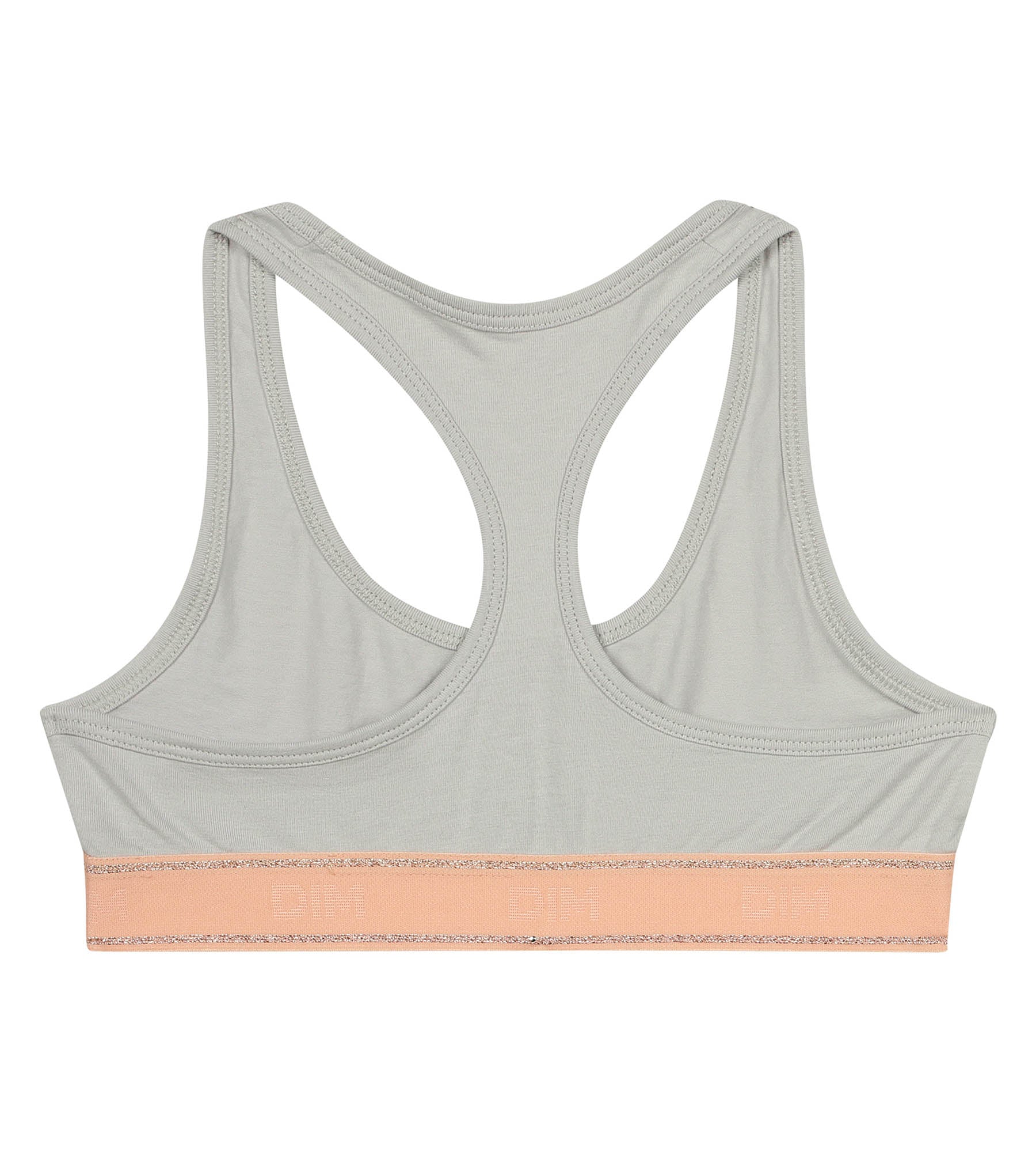Brassière fille Gris et Rose Dim Sport - Image 2
