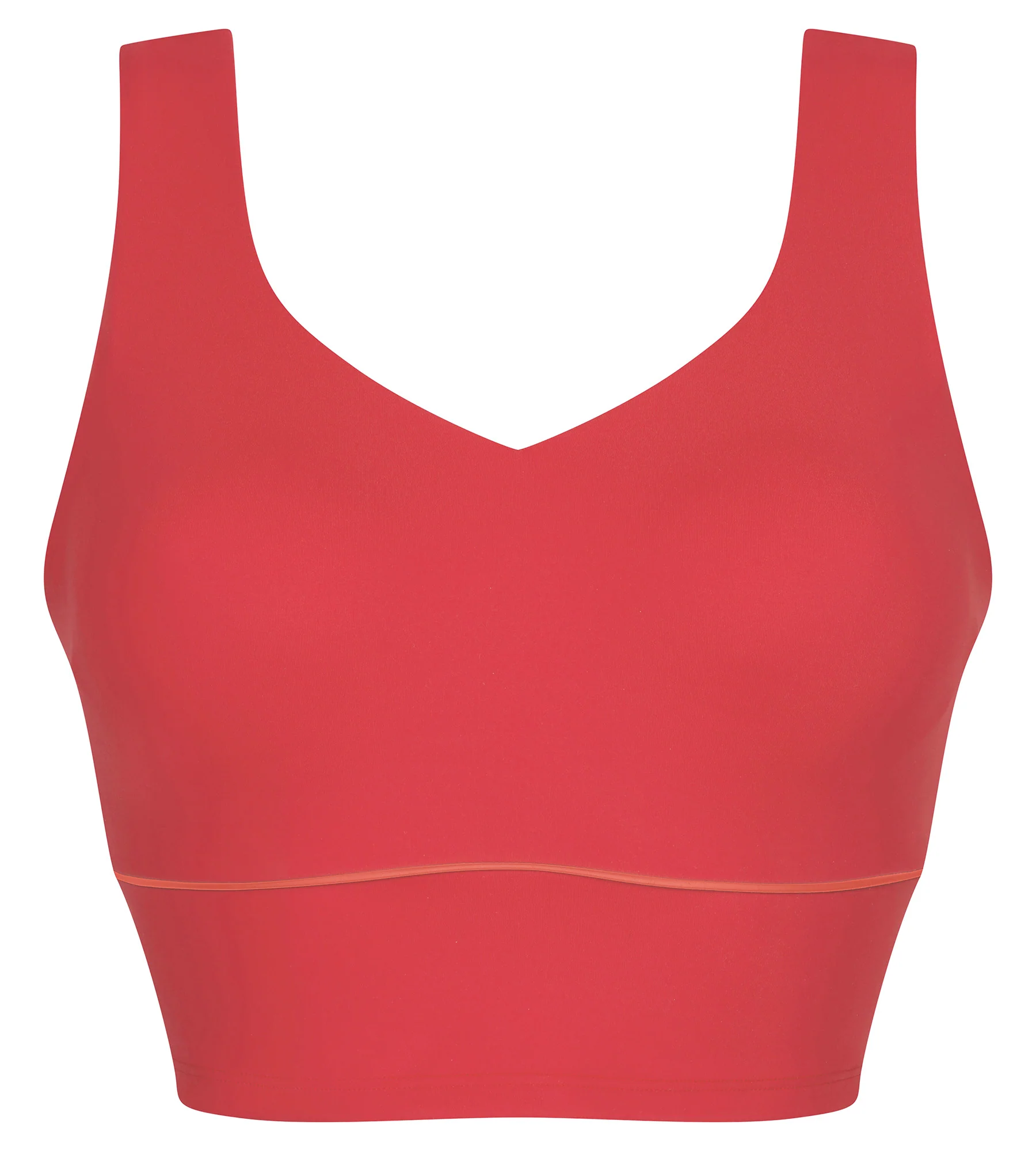 Brassière longue en microfibre sculptante Rouge Dim Move - Image 5