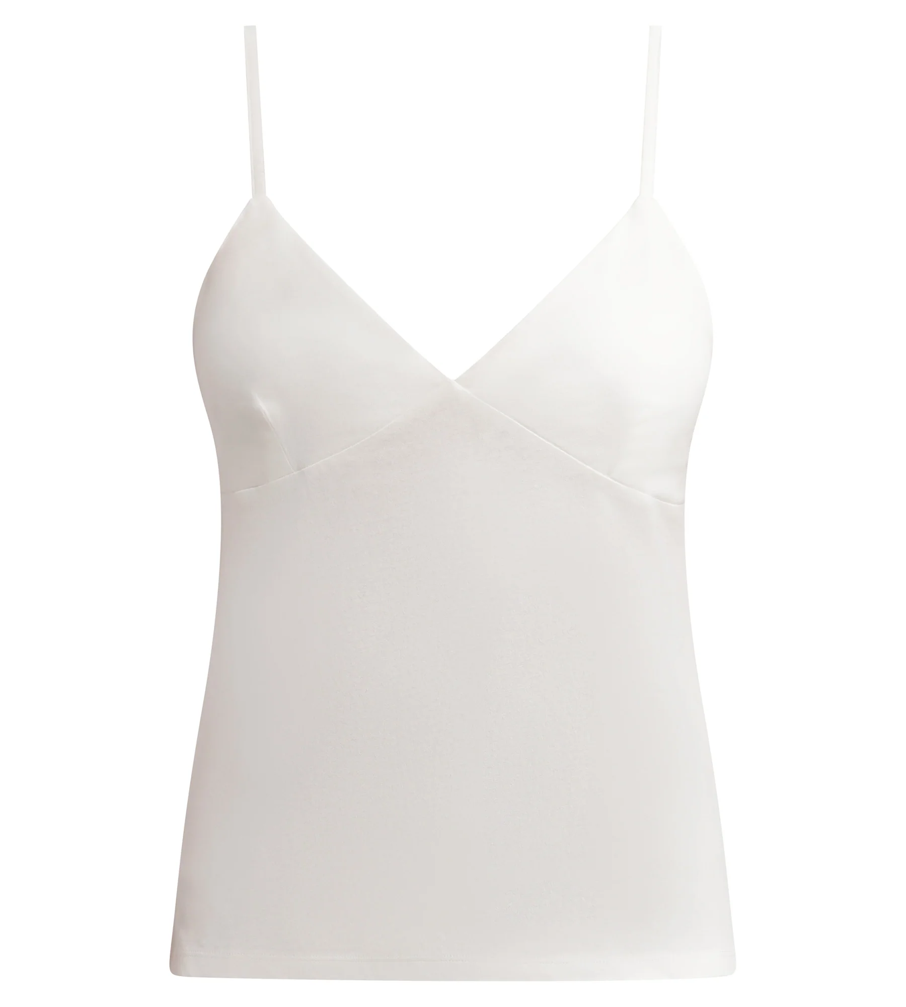 Caraco femme col V en jersey Ivoire Dim Nightwear - Image 4