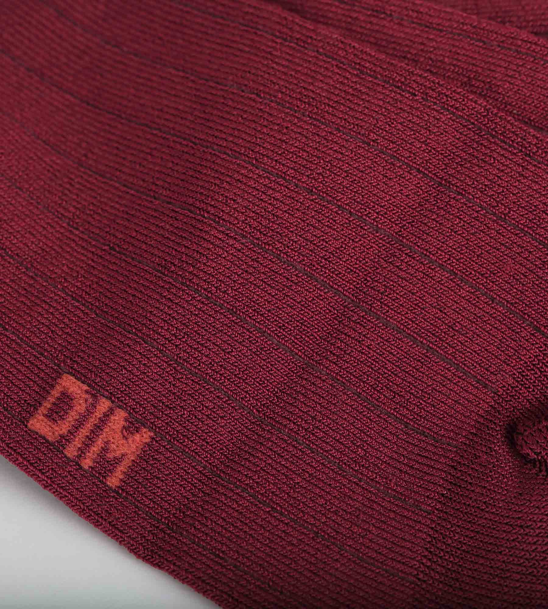 Chaussettes femme côtelées en coton satiné Dahlia Dim Mode - Image 3