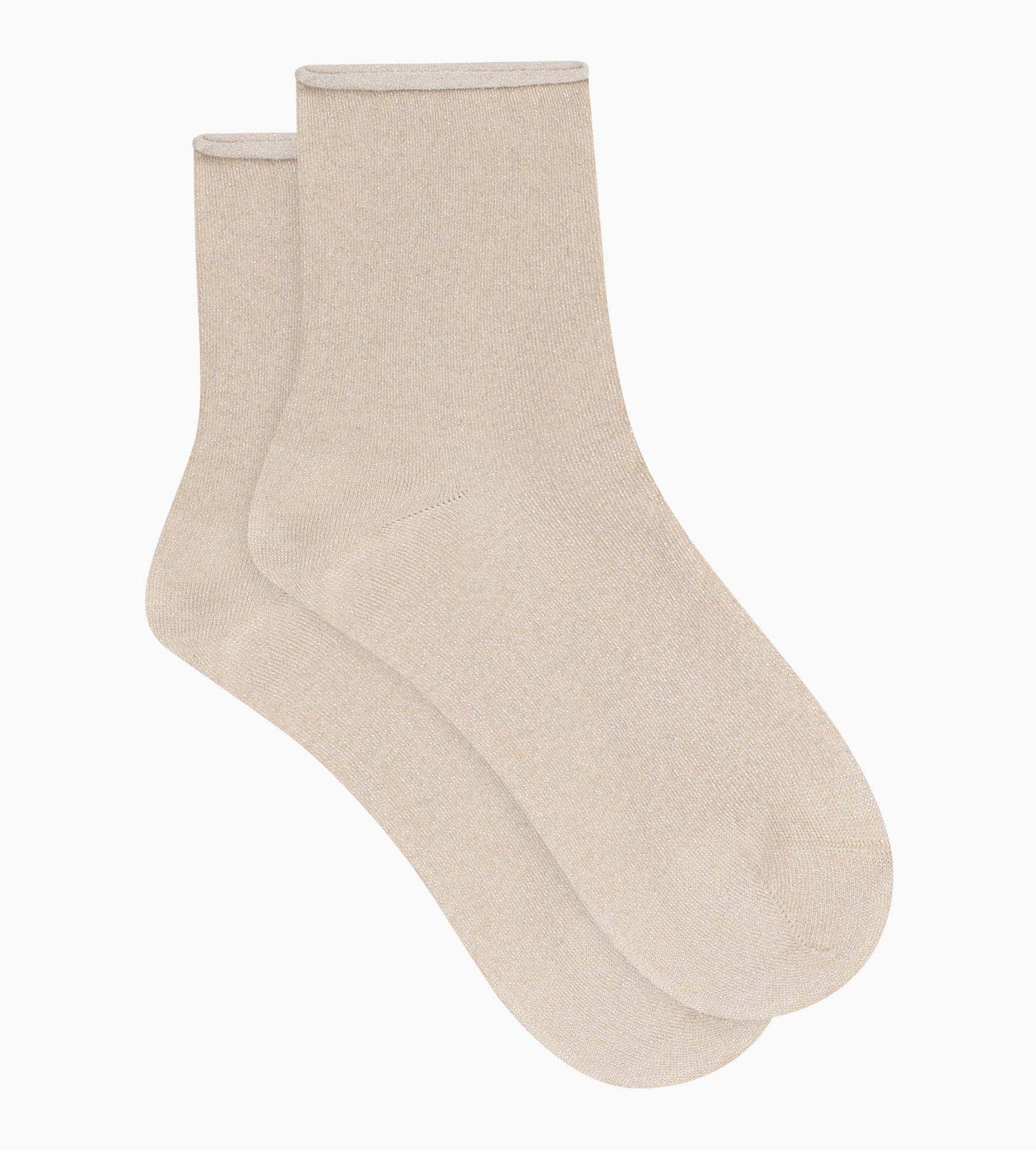 Chaussettes femme en lurex Ébène Dim Mode - Image 2
