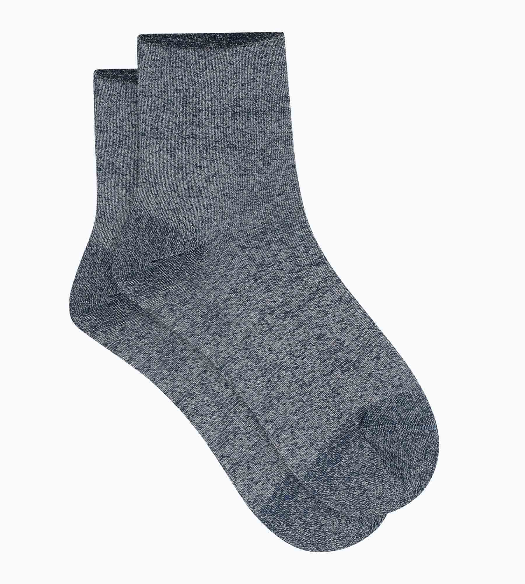 Chaussettes femme en lurex Marine Dim Mode - Image 2