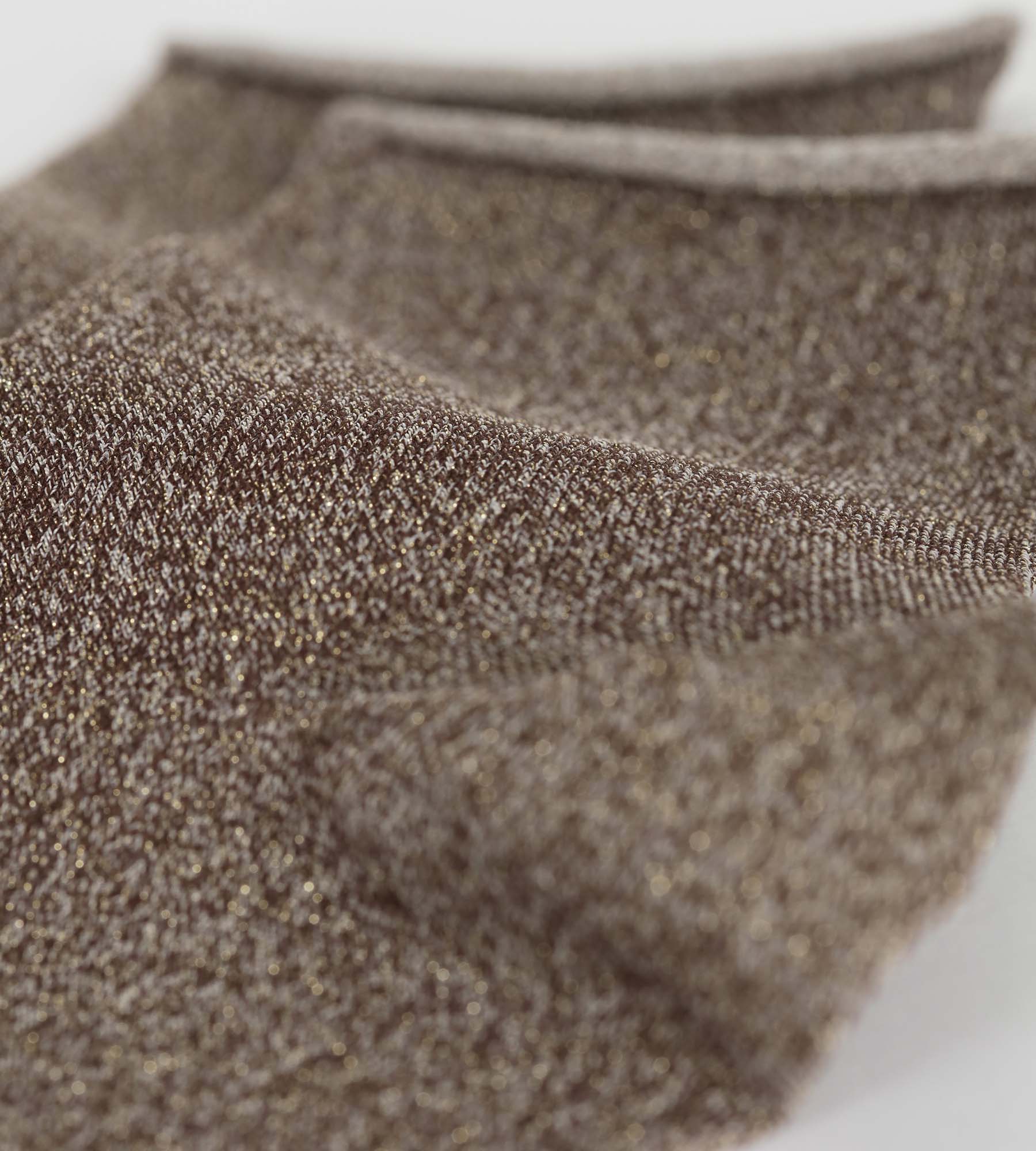 Chaussettes femme en lurex Marron Dim Mode - Image 3