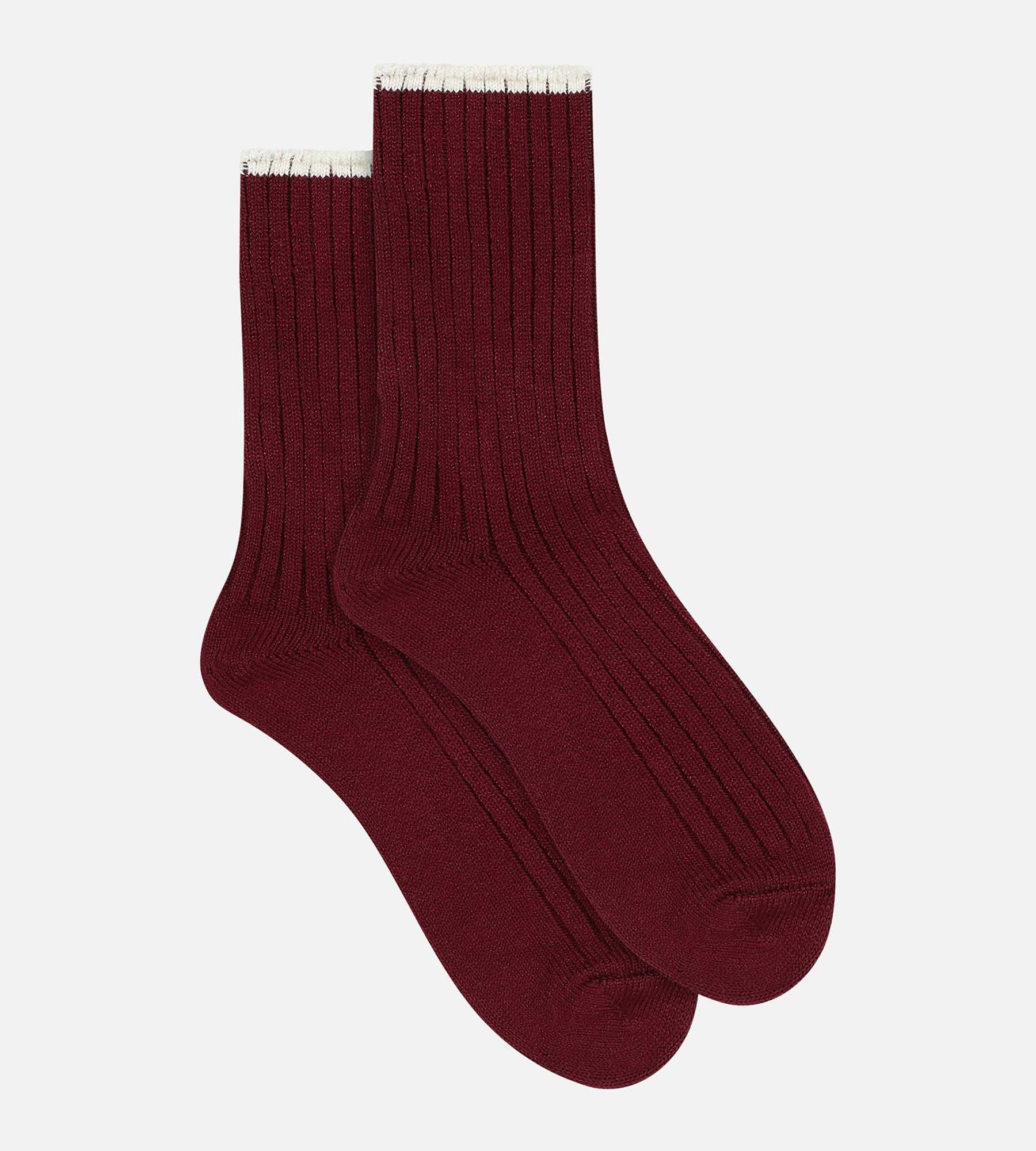 Chaussettes femme Figue côtelées Bambou - Image 2