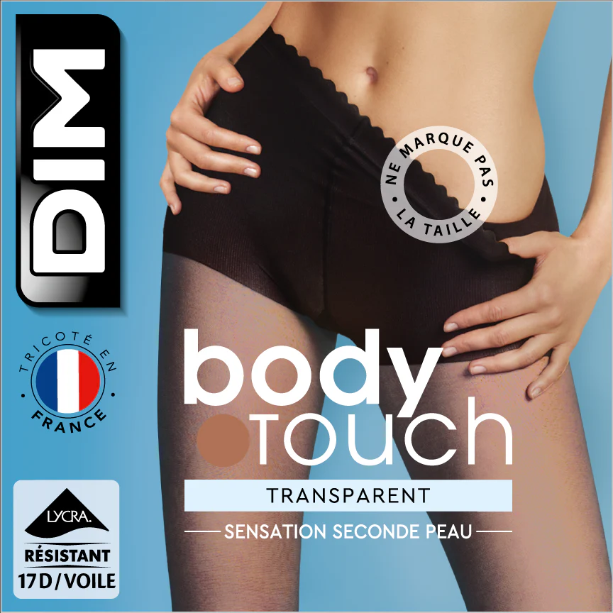 Collant chair en voile transparent effet nude Jour 17D Dim Body Touch - Image 4