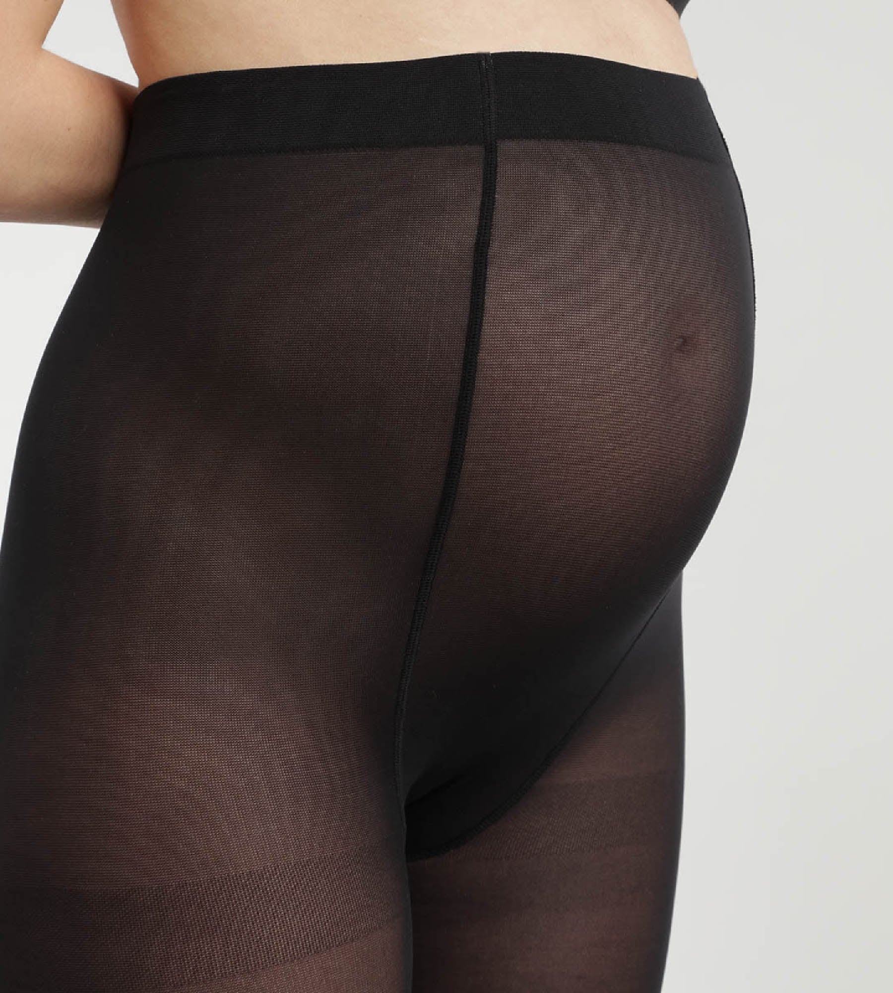 Collant de maternité opaque ceinture ultra extensible Dim Style Mama - Image 3