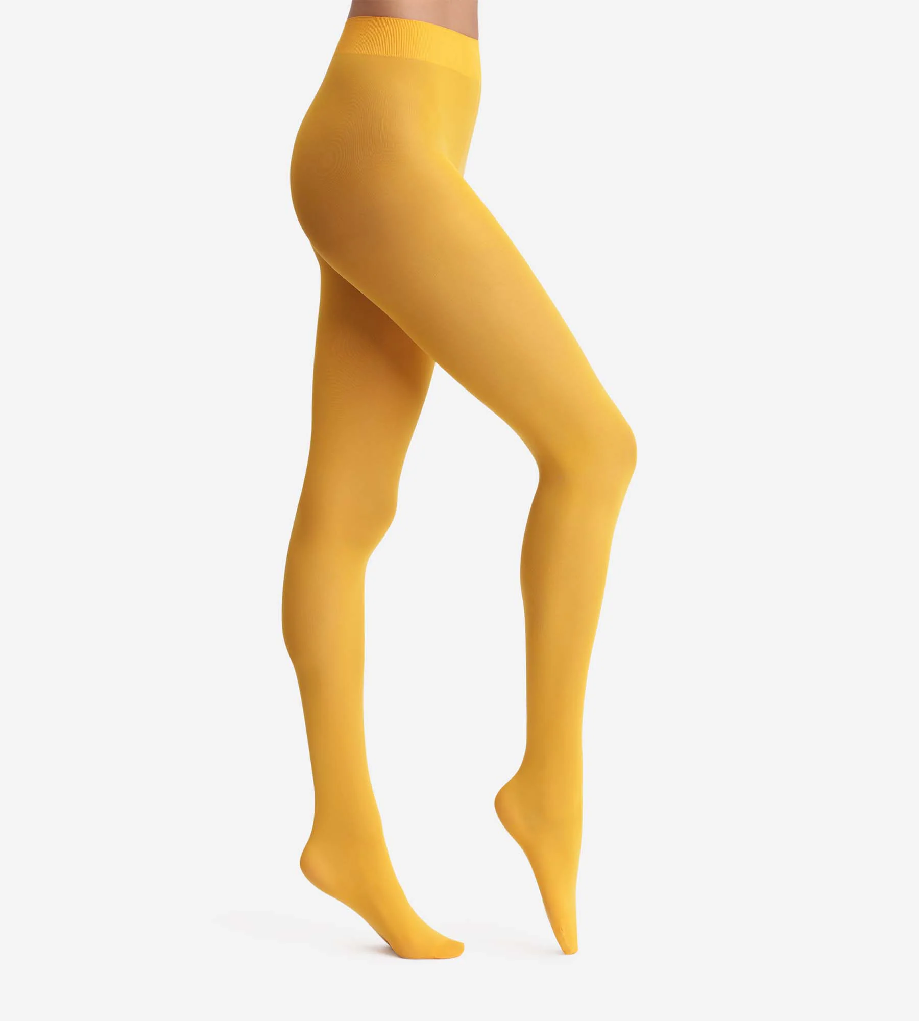 Collant jaune opaque 50D Dim x Ines de la Fressange