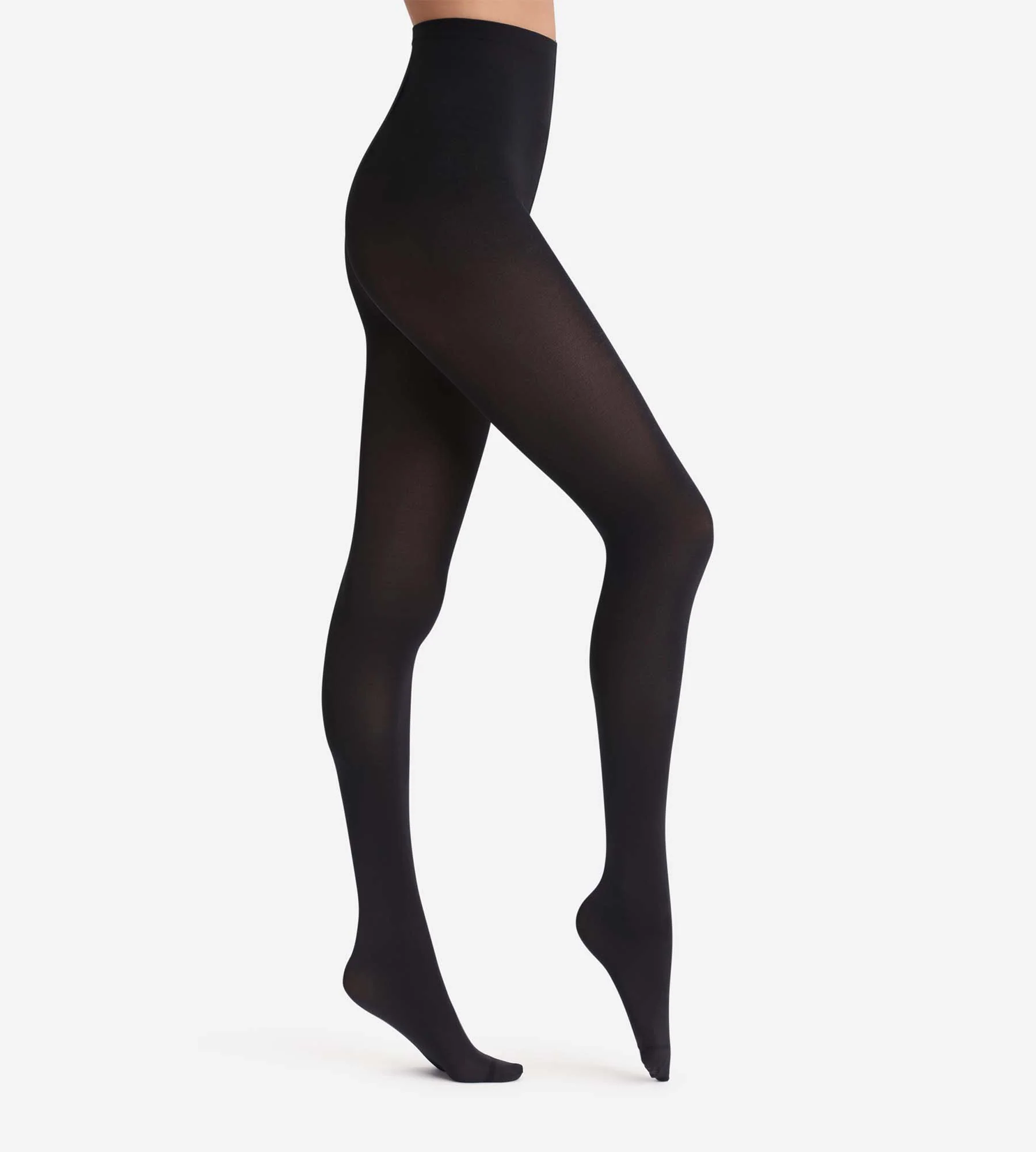 Collant noir Diam's Jambes Fuselées ultra-opaque 70D