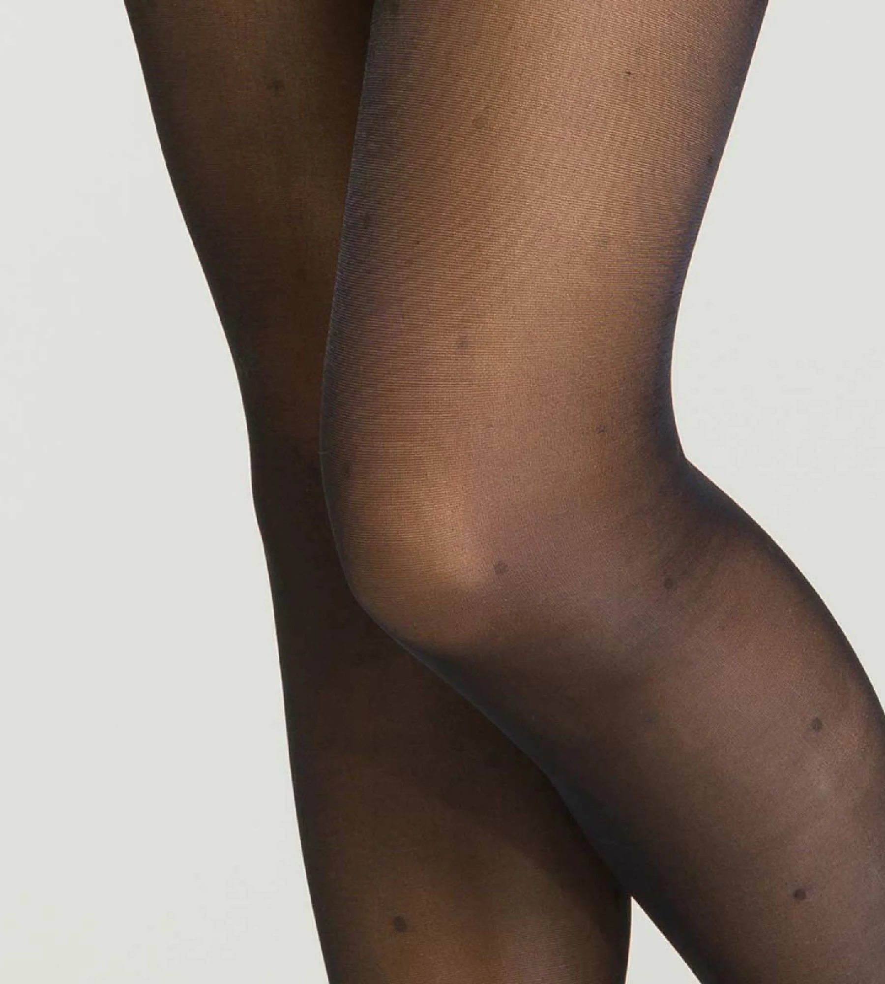 Collant Noir Fantaisie à plumetis pour femme DIM Perfect Contention 25D - Image 2