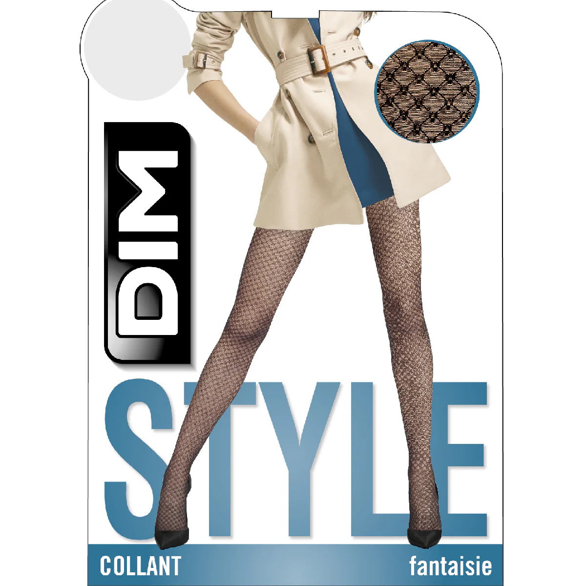 Collant noir voile bijoux 23D Madame so Chic - Image 4