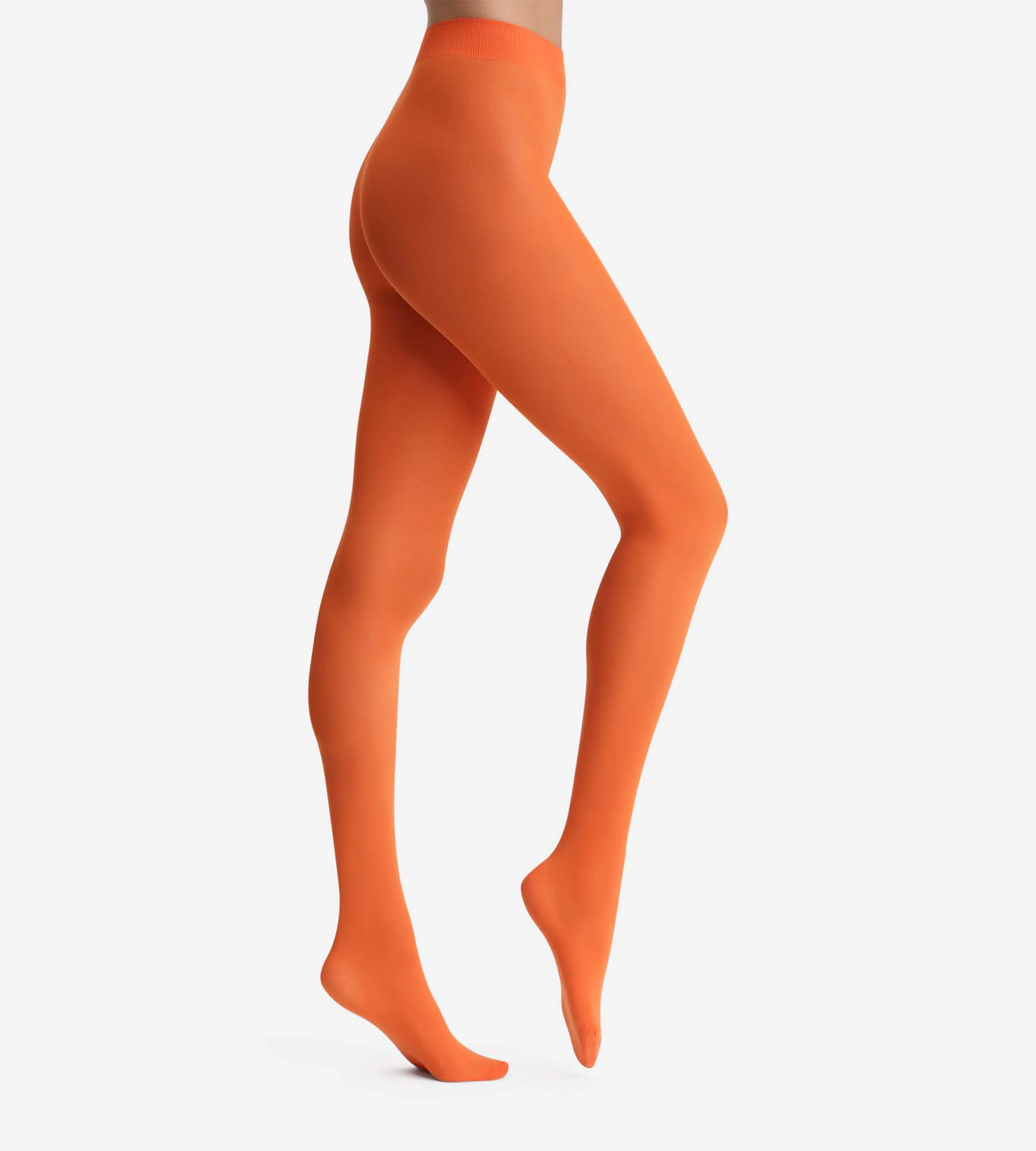 Collant orange opaque 50D Dim x Ines de la Fressange