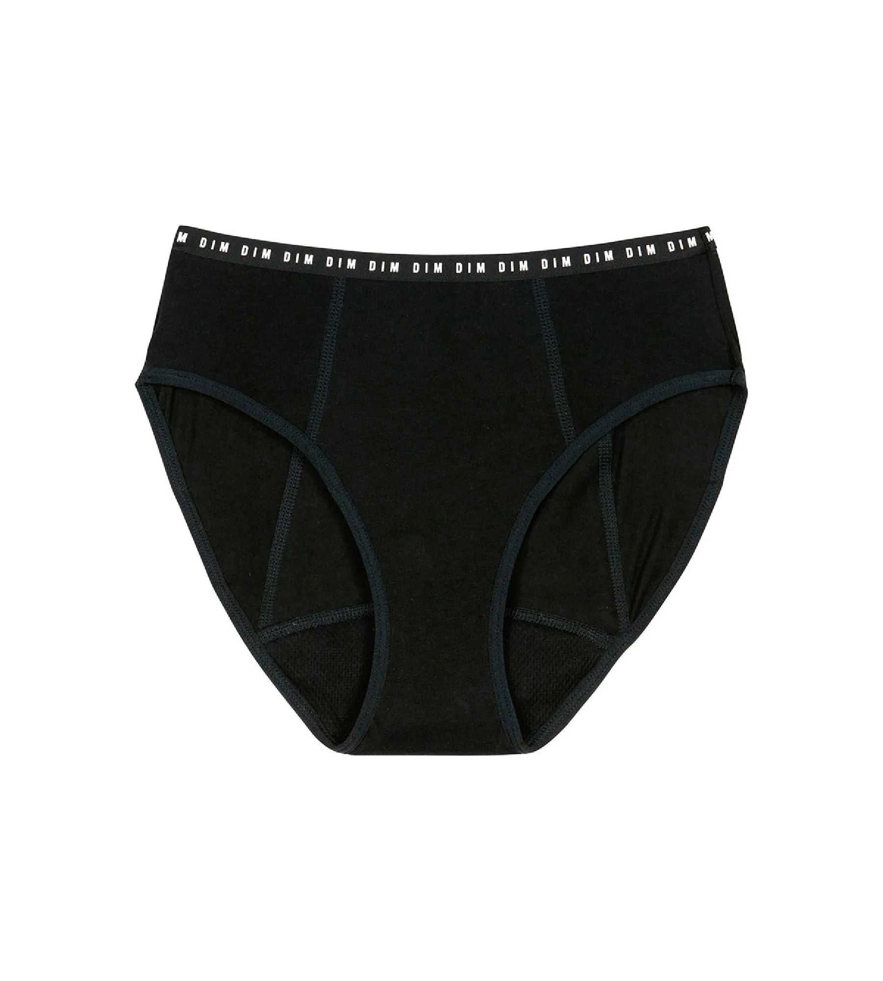 Culotte de règles pour fille en coton bio Flux Moyen Noir My Protect - Image 5