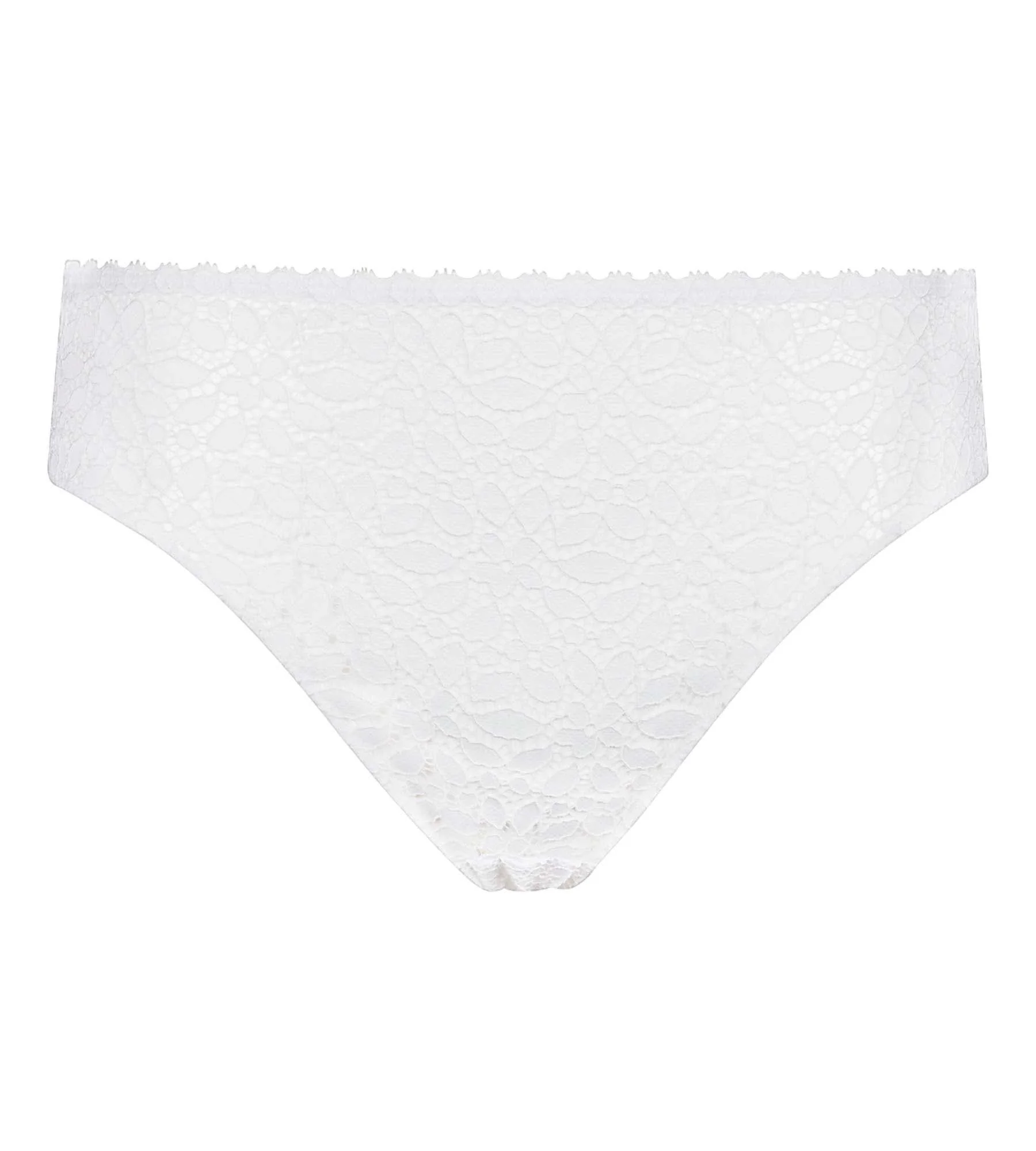 Culotte en dentelle ajourée à motifs floraux Blanc Daily Dentelle - Image 5