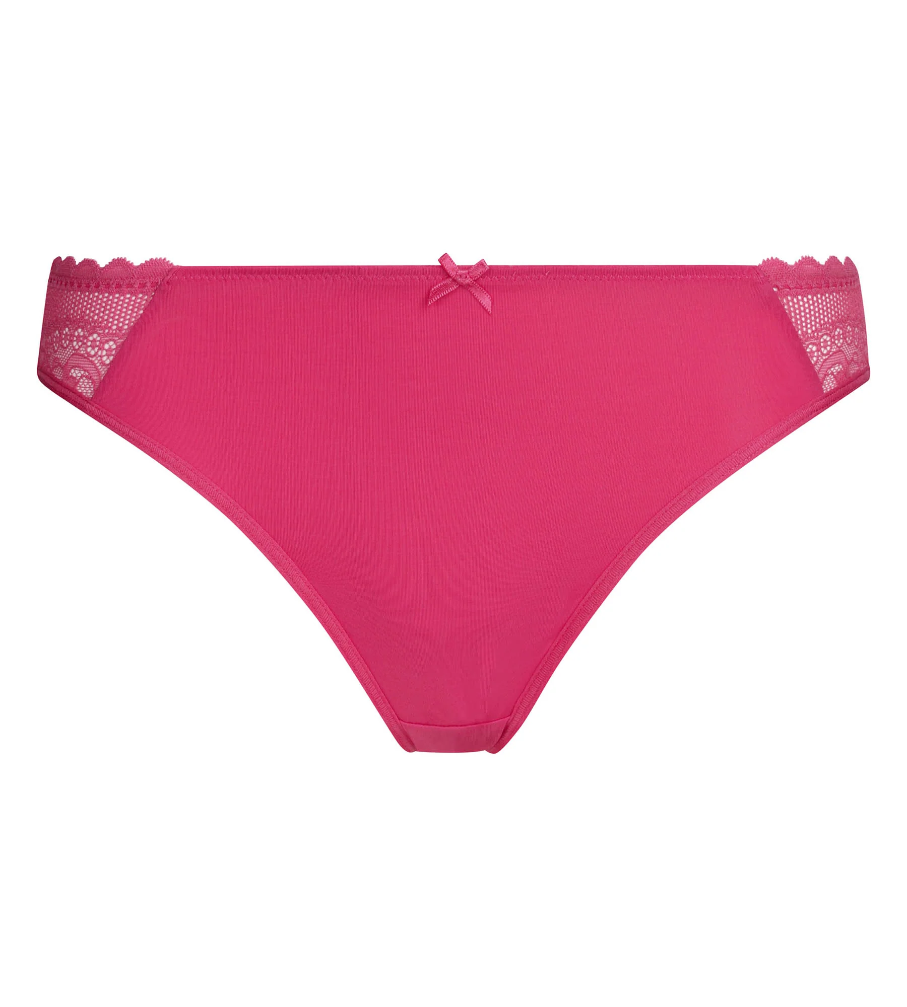Culotte en dentelle et résille florale Fuchsia Dim Féminine - Image 5