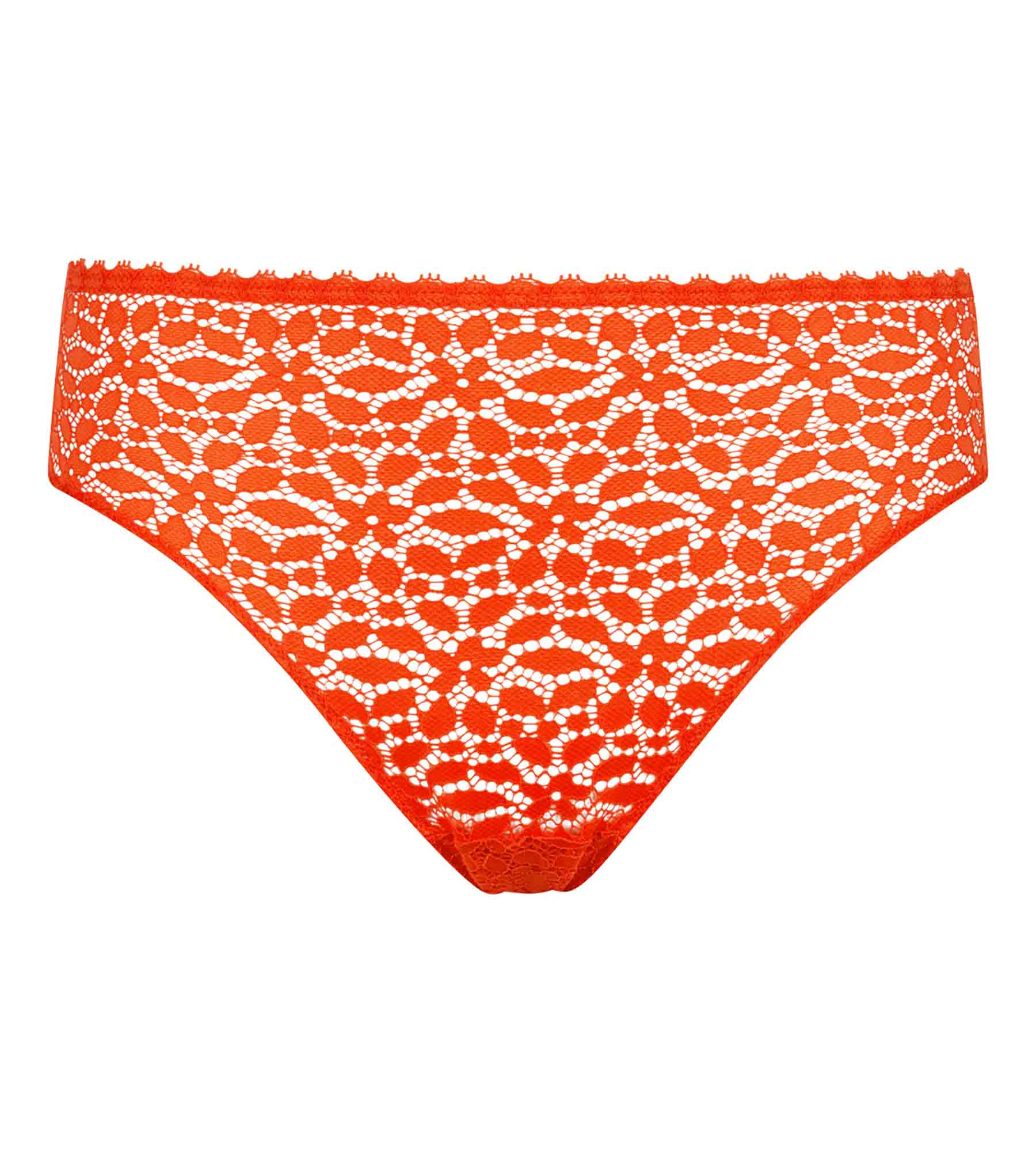 Culotte en dentelle florale ajourée Rouge Feu Daily Dentelle - Image 5