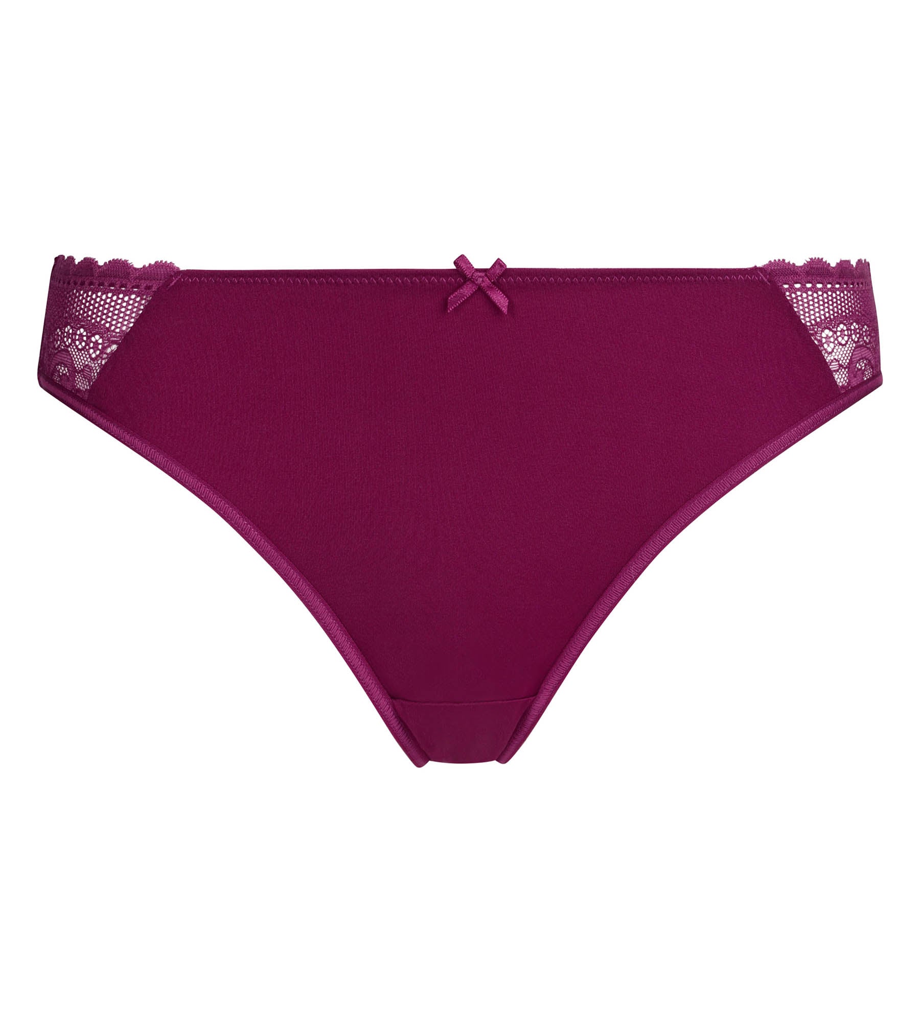 Culotte femme dentelle et résille florale Fruits des Bois Dim Féminine - Image 5