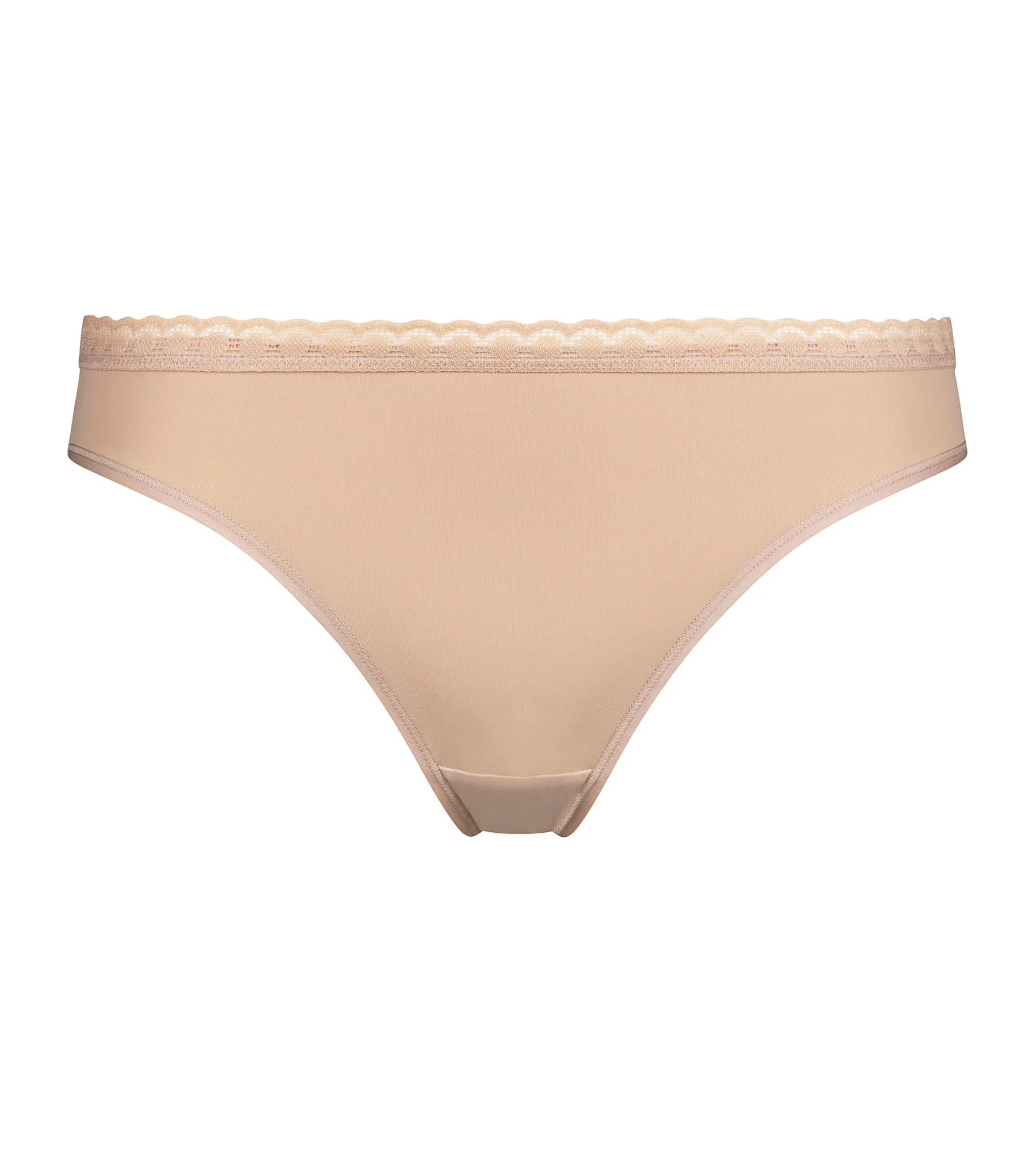 Culotte femme en microfibre et ceinture en tulle Nude Daily Micro - Image 5