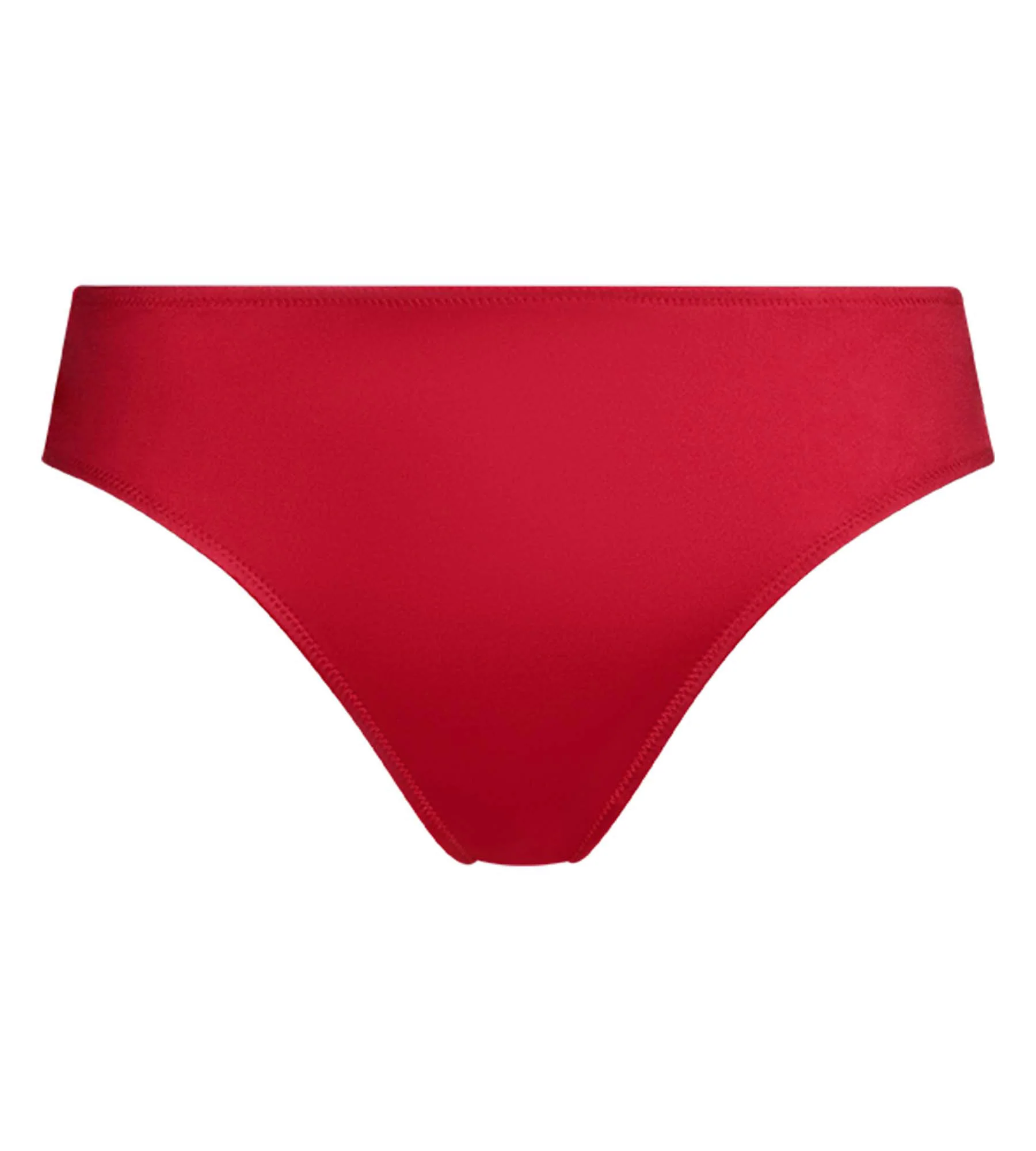 Culotte femme en satin et dentelle florale Rouge Chocolove - Image 5