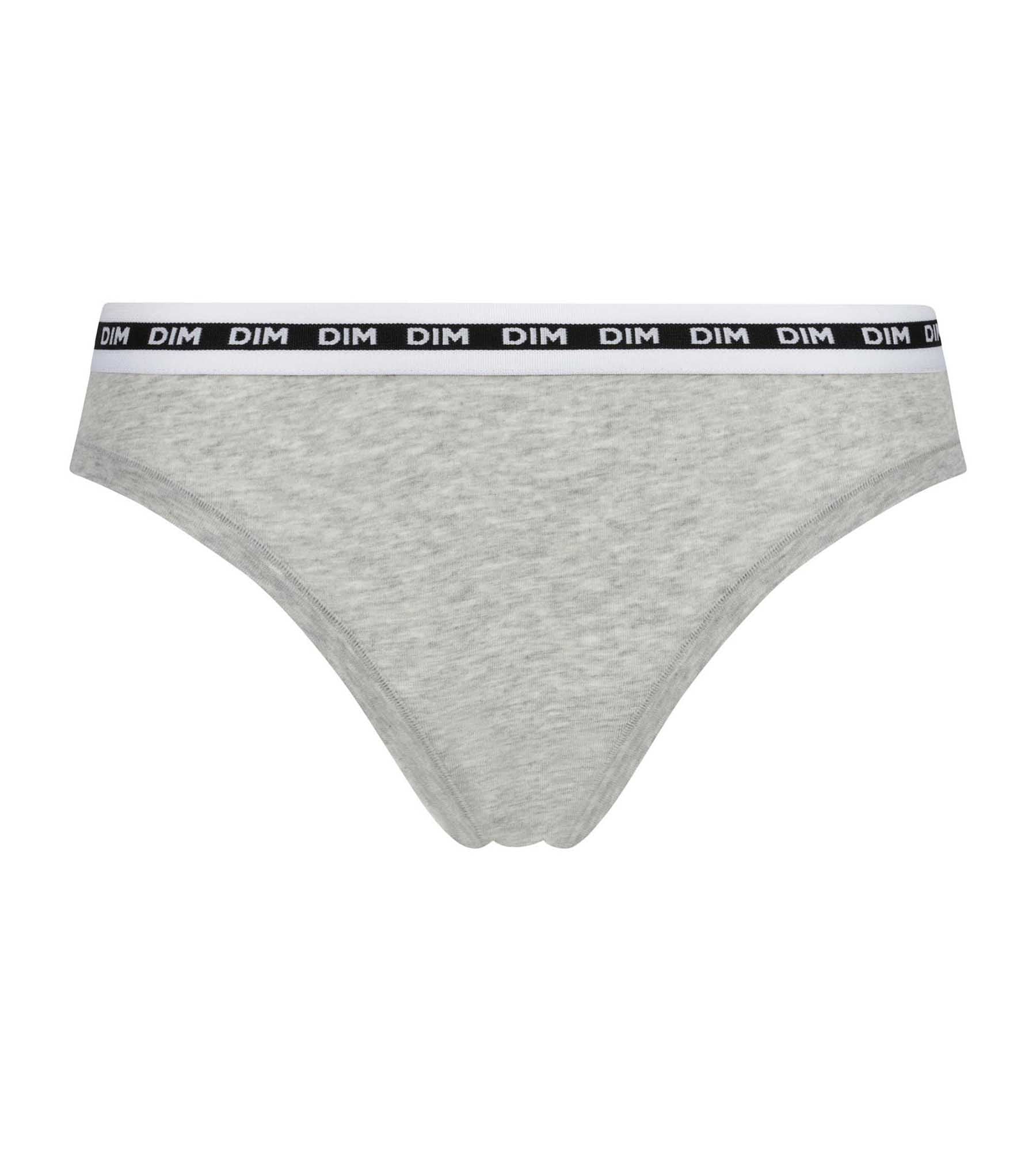 Culotte femme Gris Chiné ceinture fine Dim Icons - Image 5