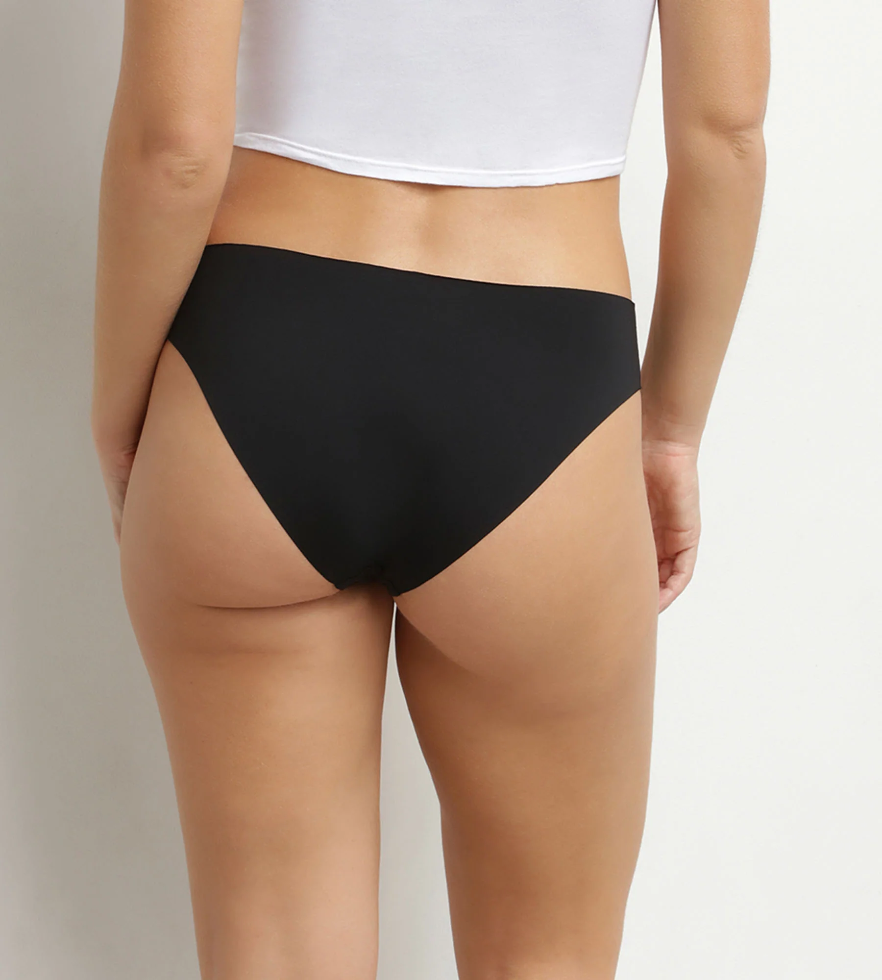 Culotte femme invisible en microfibre Noir Dim - Image 2