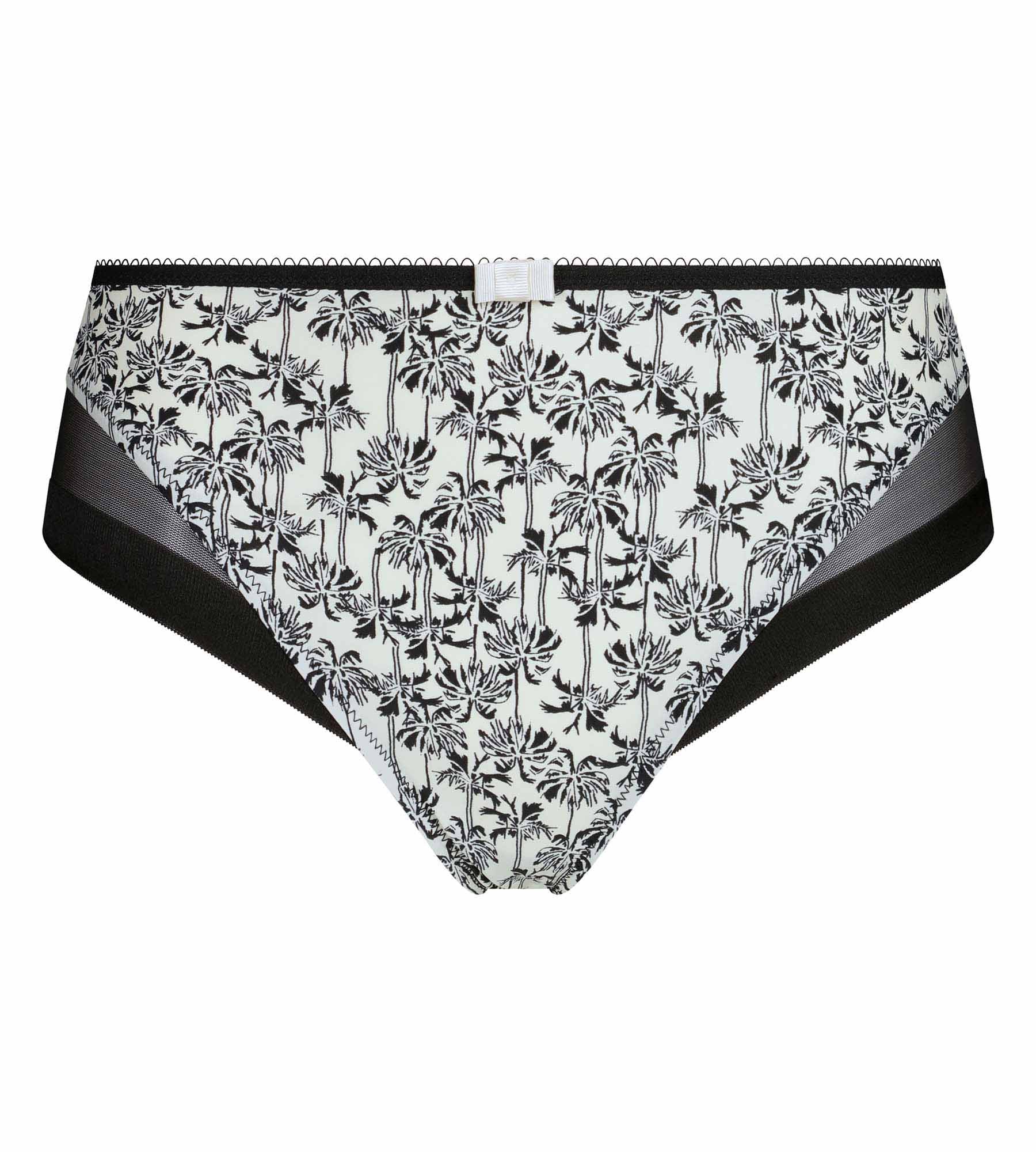 Culotte femme microfibre et tulle motif palmier Dim Generous - Image 5