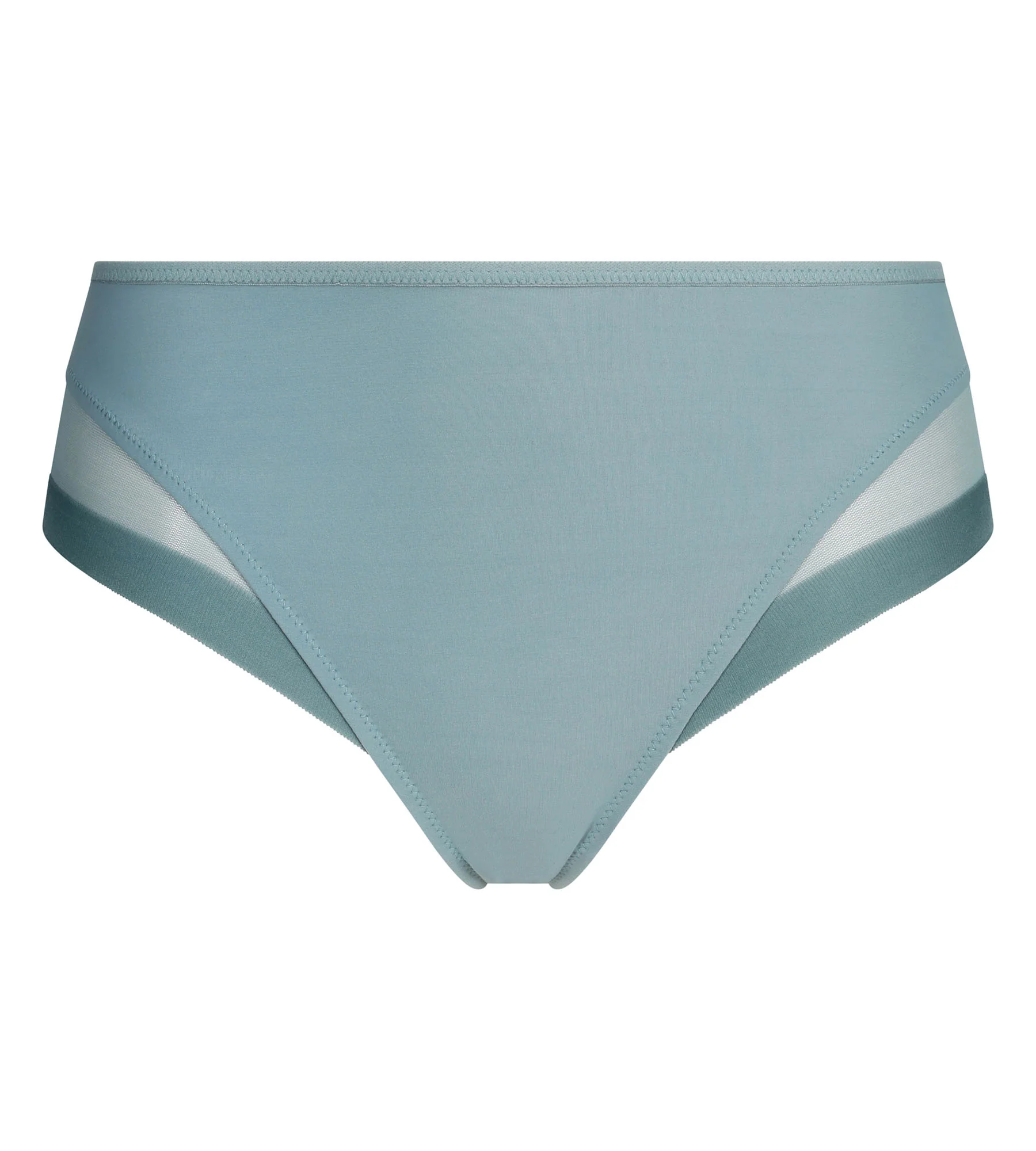 Culotte femme microfibre et tulle sauge Dim Generous - Image 5