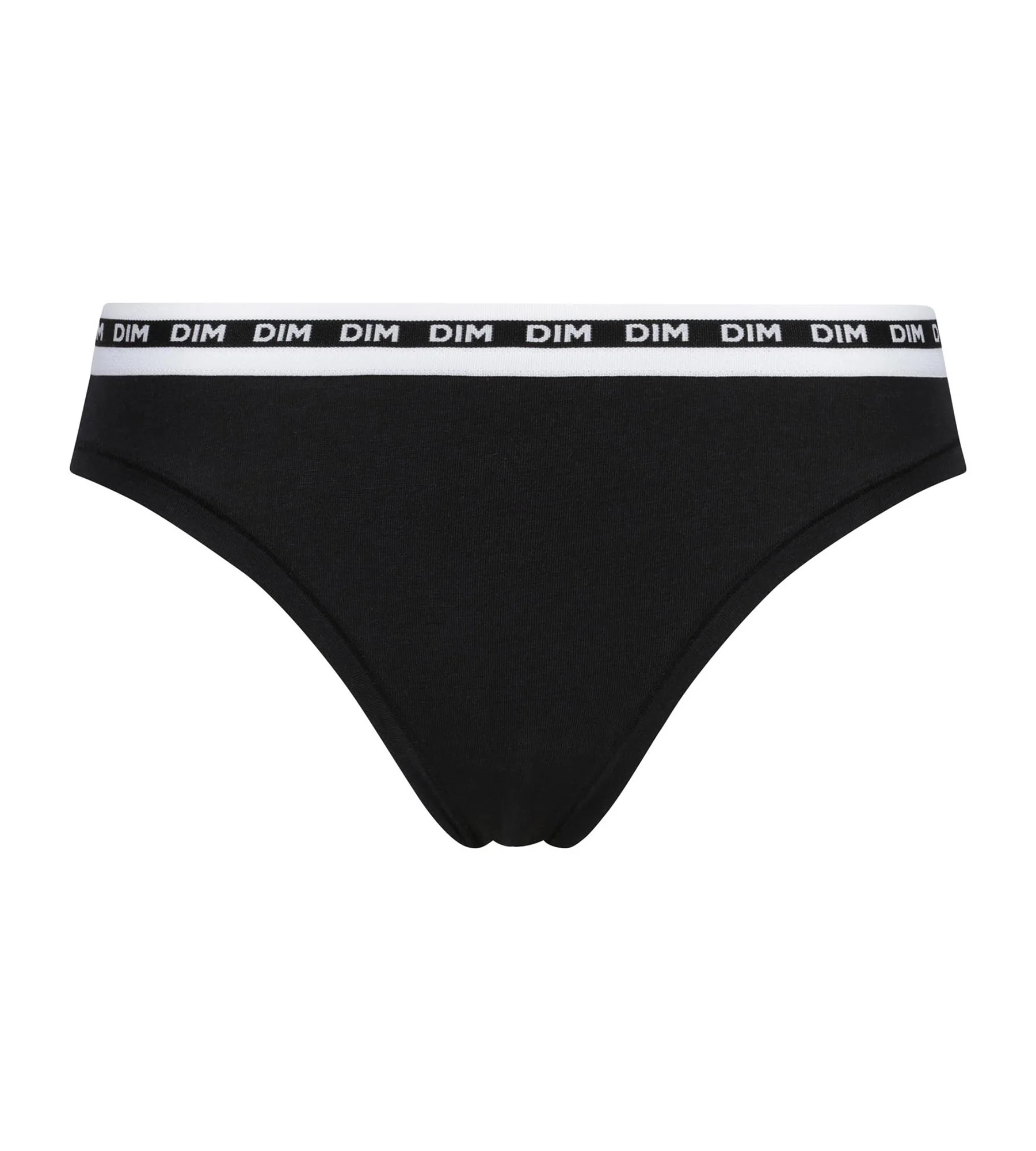 Culotte femme Noire ceinture fine Dim Icons - Image 5
