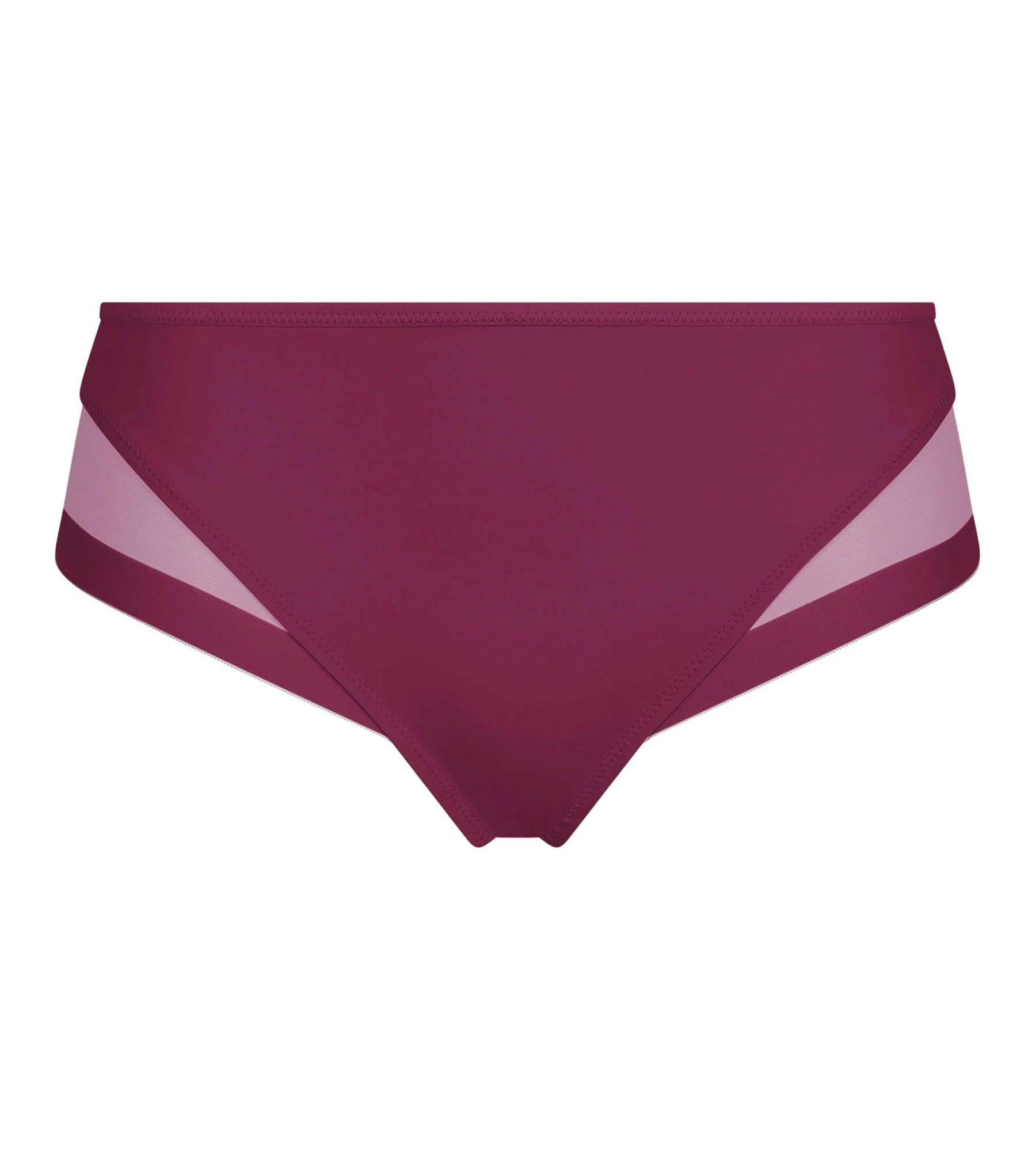 Culotte femme semi-transparente Bordeaux Dim Generous - Image 5