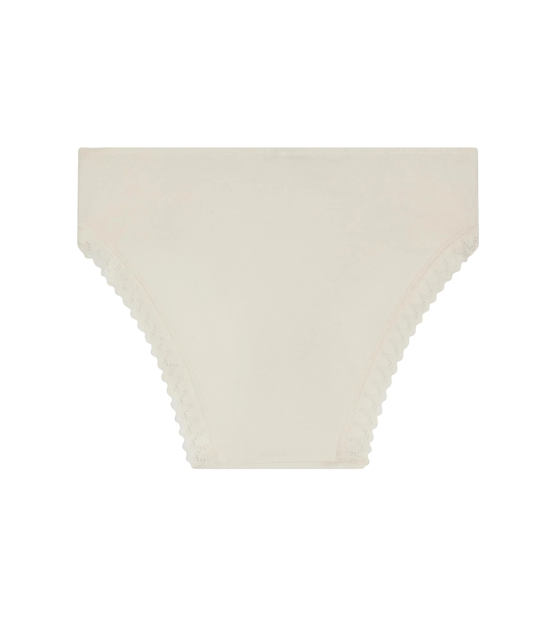 Culotte fille en microfibre et dentelle Ivoire Daily - Image 2