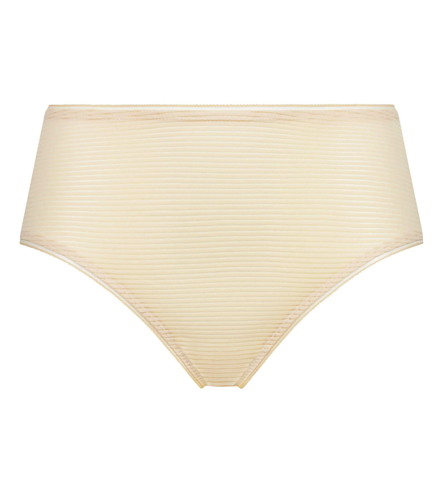 Culotte haute femme à rayures Beige Dim x Ines de La Fressange - Image 5