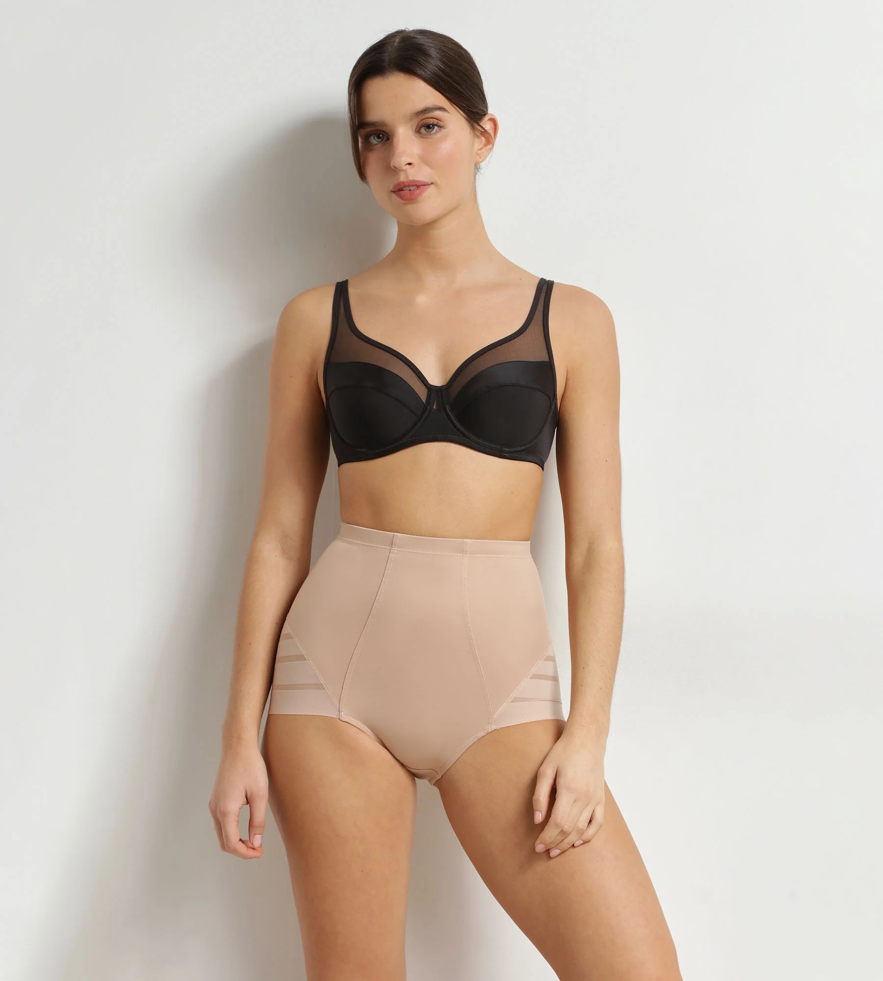 Culotte haute ventre plat Nude Femme Dim Silhouette Élégance - Image 3