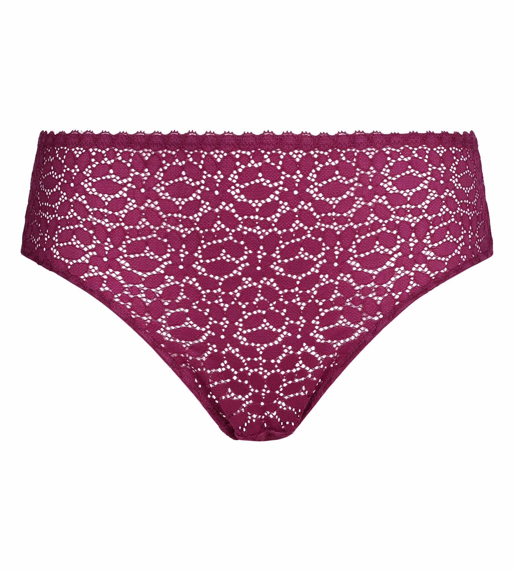 Culotte midi en dentelle florale fruits rouges Daily Dentelle - Image 5