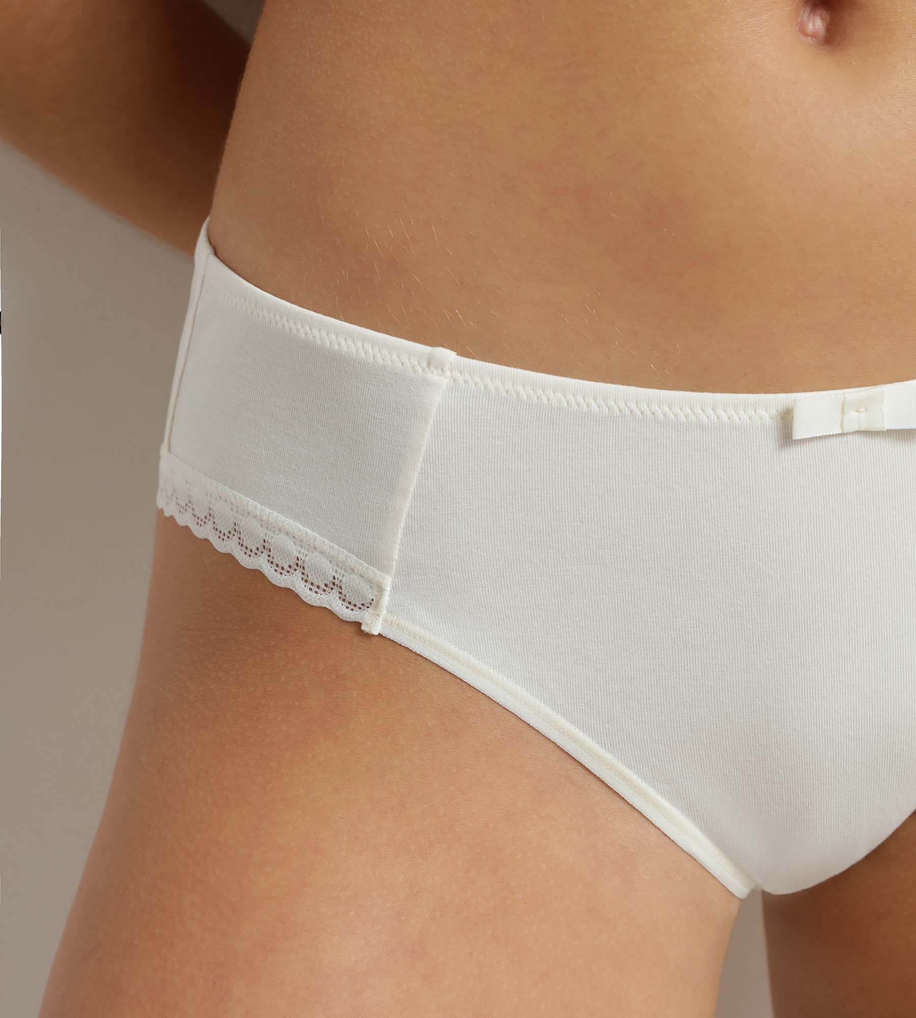 Culotte midi femme en coton Ivoire Daily Coton - Image 6