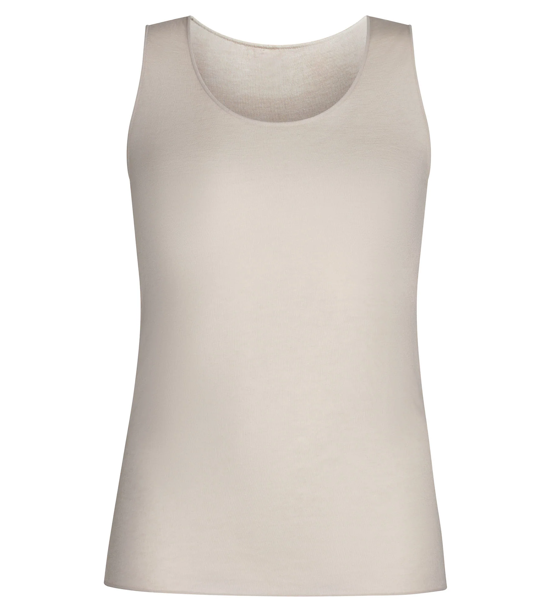 Débardeur femme en modal et cachemire Beige Light & Warm - Image 5