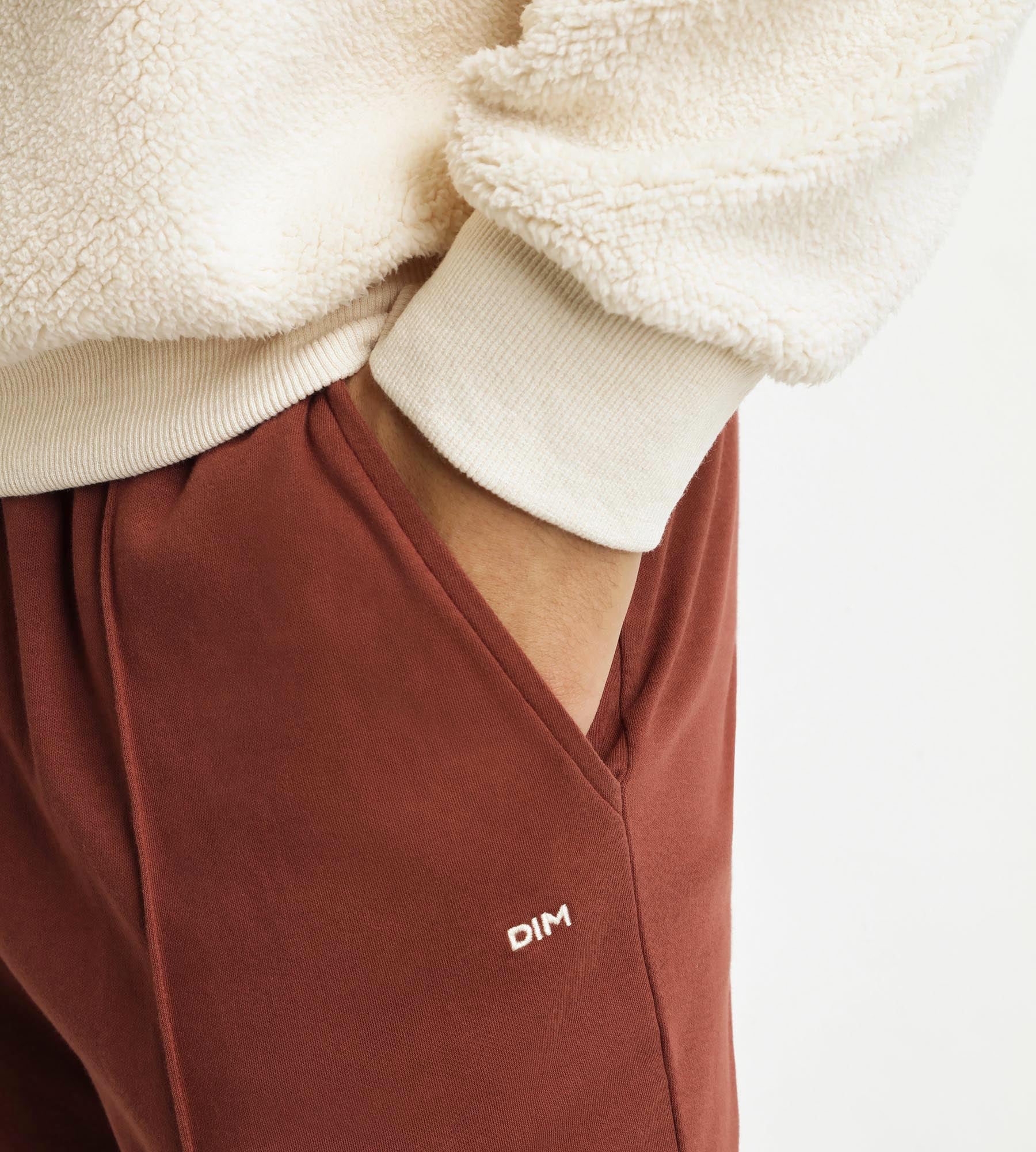 Ensemble pyjama pantalon homme Bordeaux Dim - Image 3