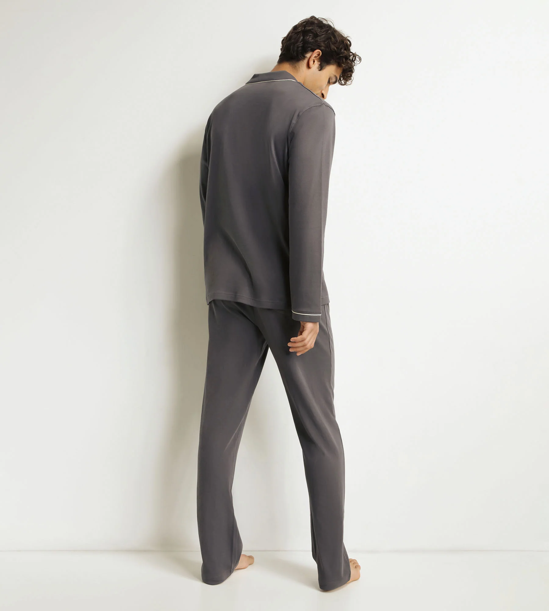 Ensemble pyjama pantalon homme Gris Dim - Image 2
